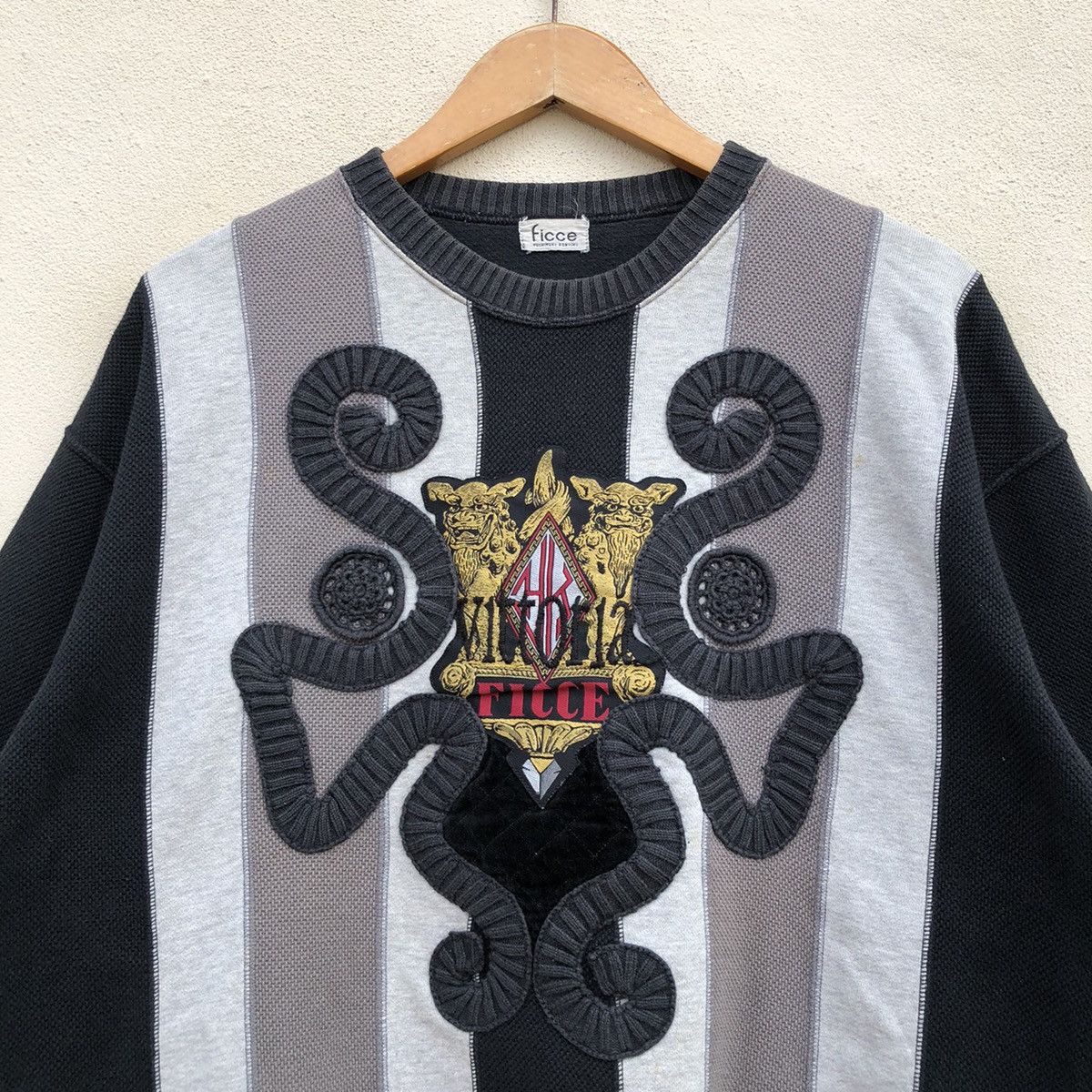 Japanese Brand × Vintage Vintage FICCE YOSHIYUKI KONISHI Knitwear Sweatshirt Size US L / EU 52-54 / 3 - 2 Thumbnail