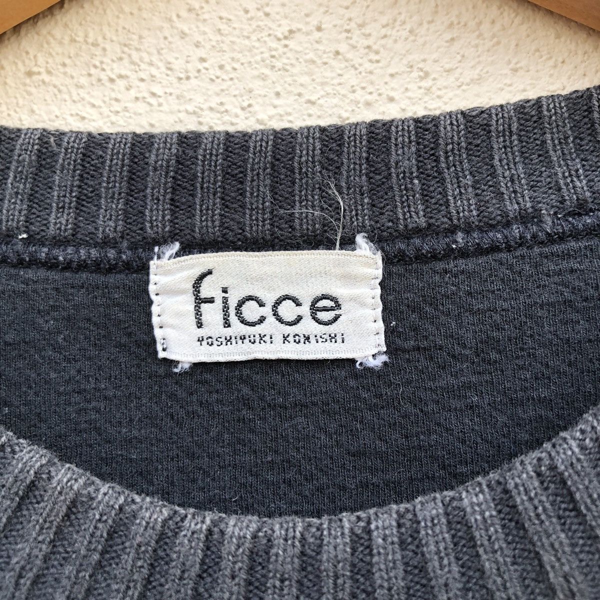 Japanese Brand × Vintage Vintage FICCE YOSHIYUKI KONISHI Knitwear Sweatshirt Size US L / EU 52-54 / 3 - 8 Thumbnail