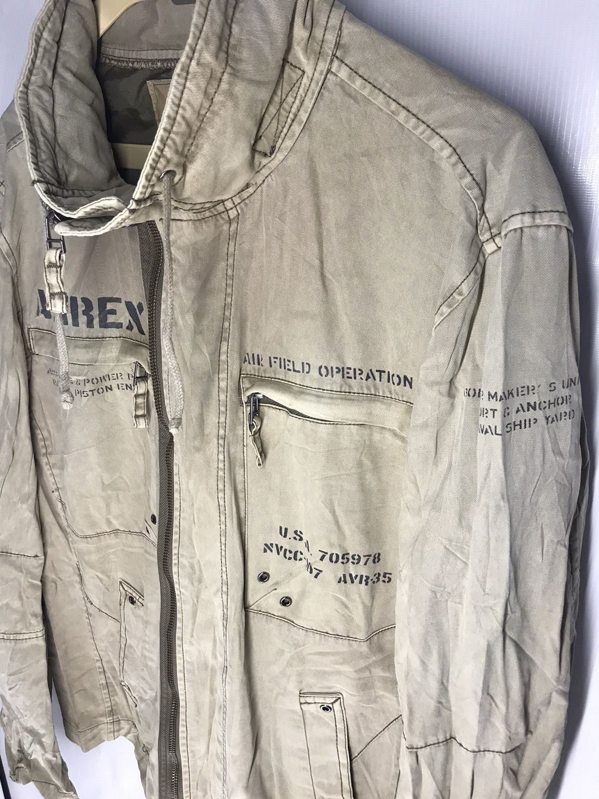 Avirex Avirex zipper jacket hidden hoodie Size US L / EU 52-54 / 3 - 5 Thumbnail