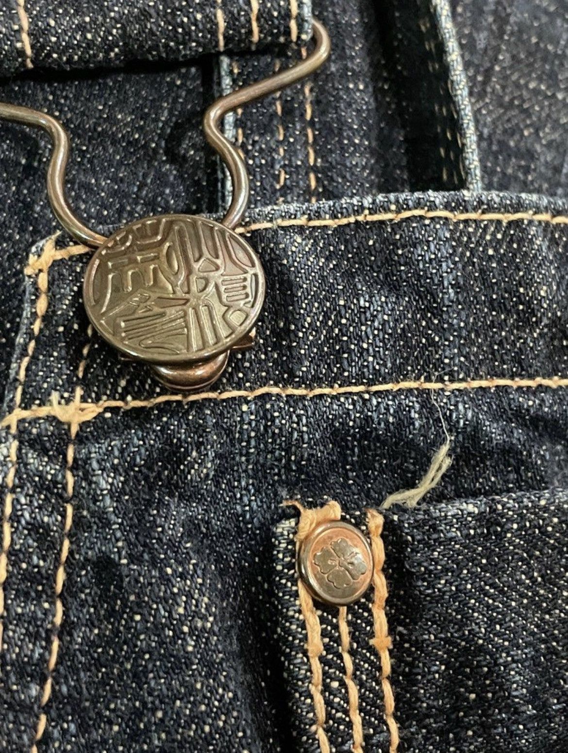 Evisu × Japanese Brand YAMANE EVISU DENIM TOP Size XS / US 0-2 / IT 36-38 - 3 Thumbnail
