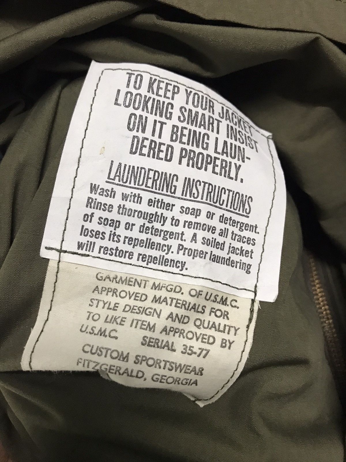 Vintage Vintage army U.S.M.C jacket scovill zipper Size US M / EU 48-50 / 2 - 4 Thumbnail