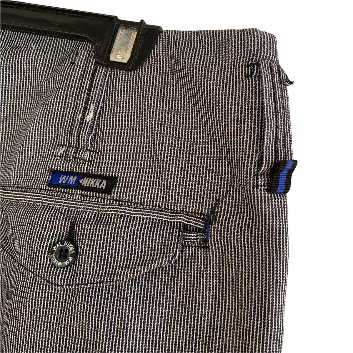 Japanese Brand Japan WM Nikka Hickory Striped Cargo Pant Size US 32 / EU 48 - 11 Thumbnail