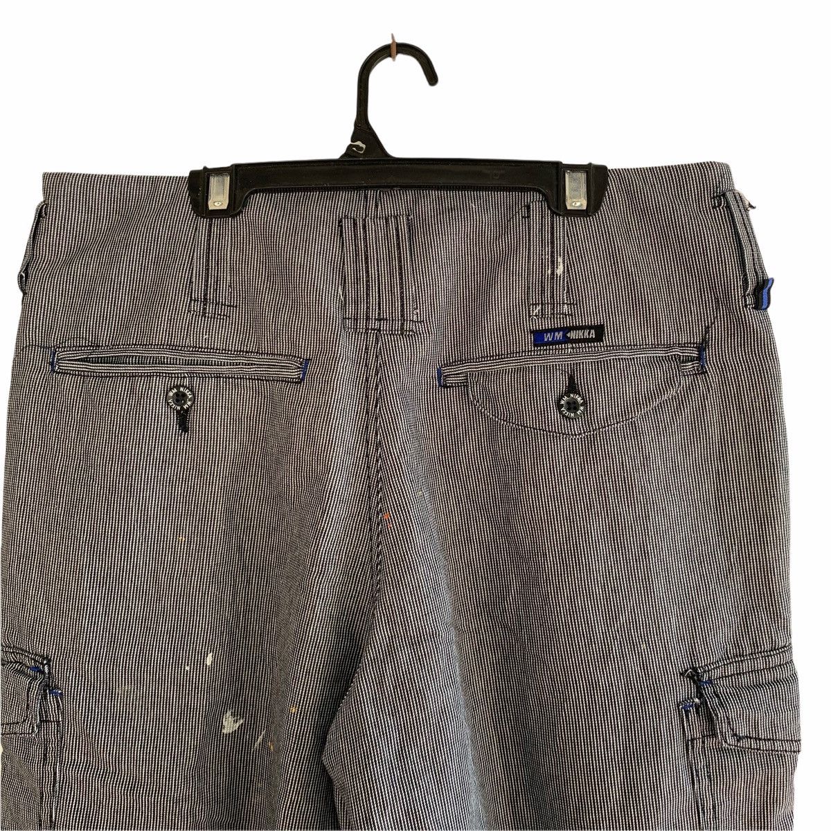Japanese Brand Japan WM Nikka Hickory Striped Cargo Pant Size US 32 / EU 48 - 10 Thumbnail