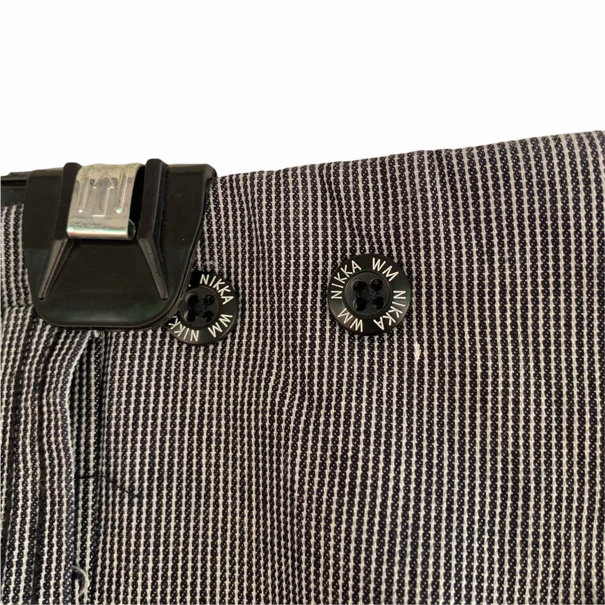Japanese Brand Japan WM Nikka Hickory Striped Cargo Pant Size US 32 / EU 48 - 5 Thumbnail