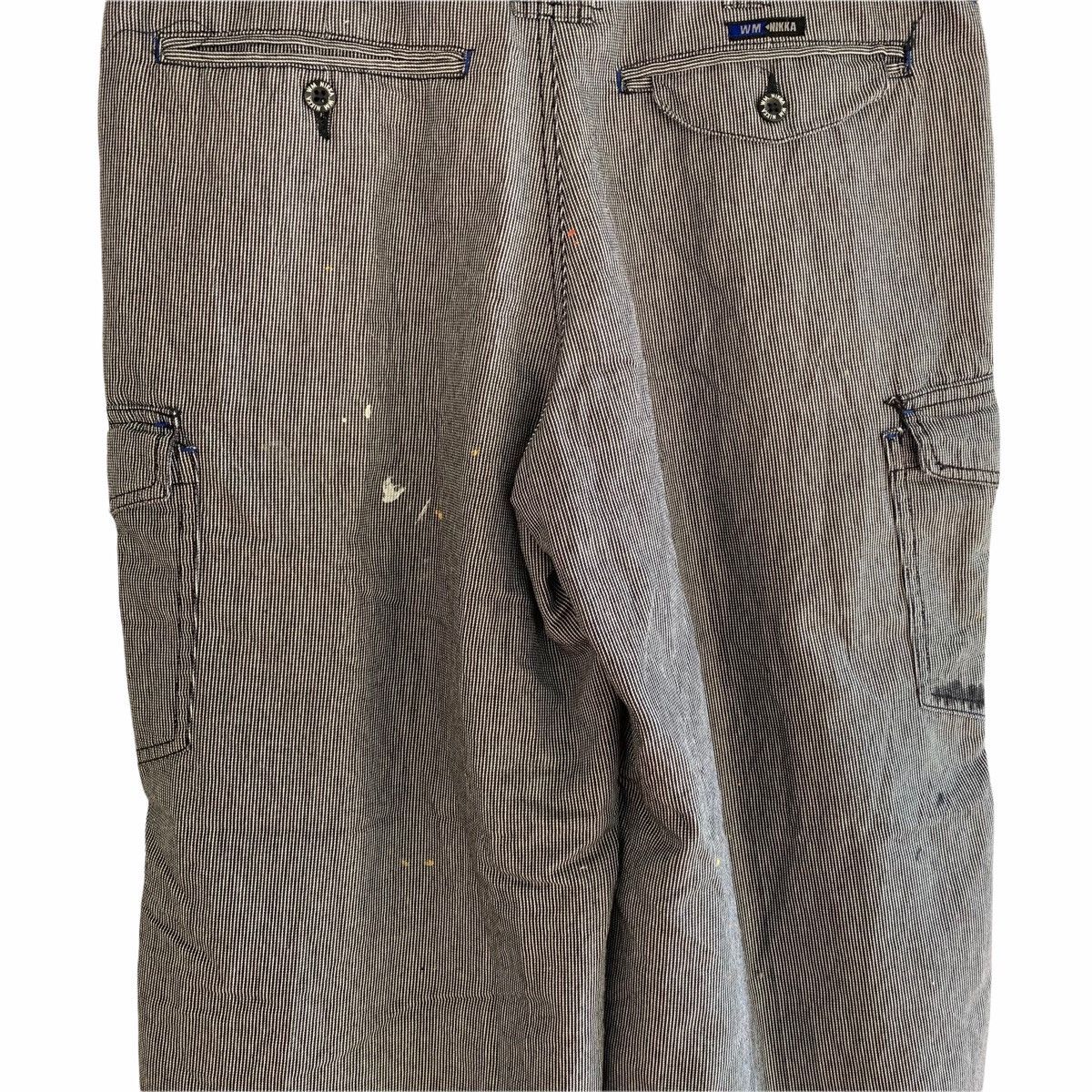 Japanese Brand Japan WM Nikka Hickory Striped Cargo Pant Size US 32 / EU 48 - 9 Thumbnail