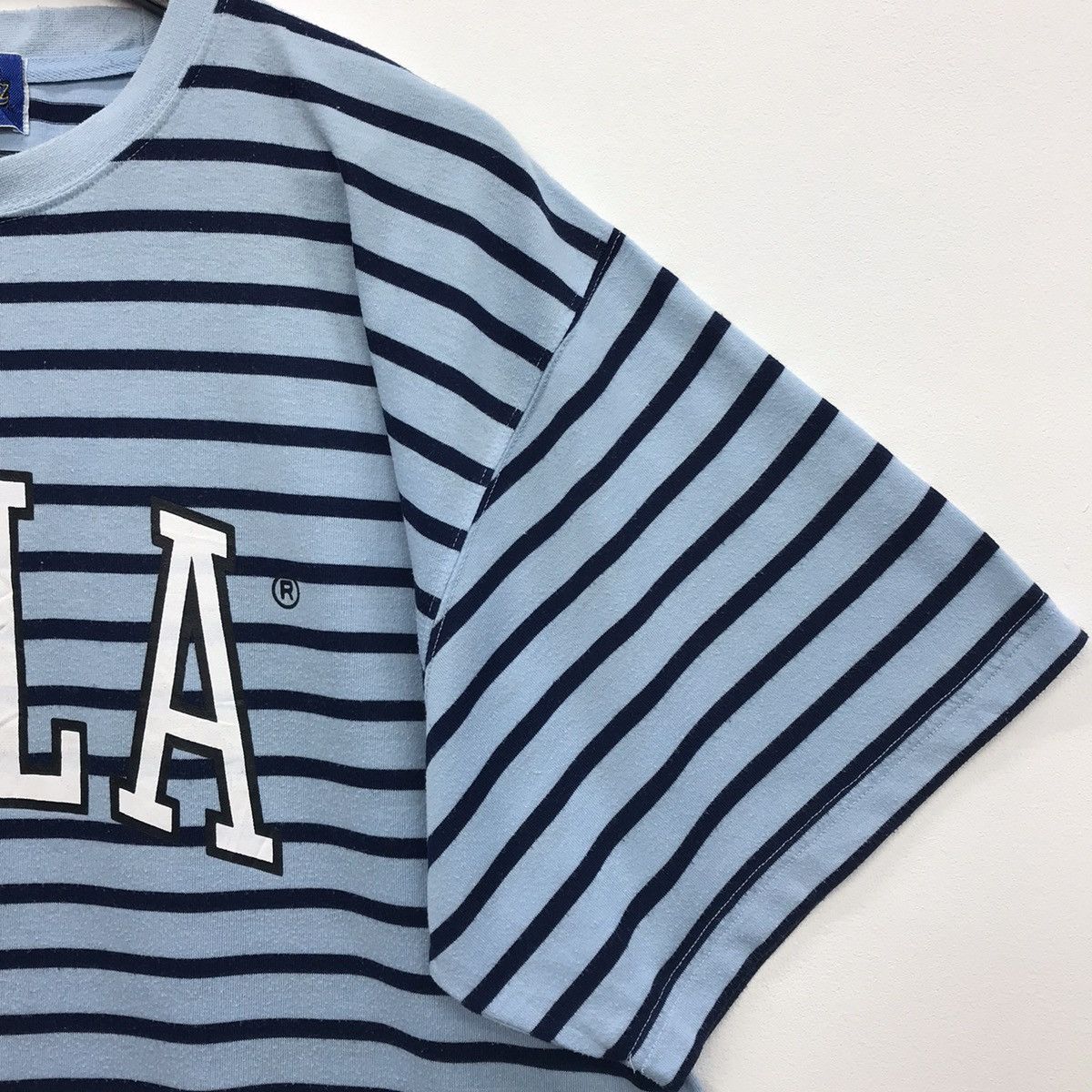 Vintage Rare!! Vintage American College UCLA Stripe Tee Size US XL / EU 56 / 4 - 4 Thumbnail