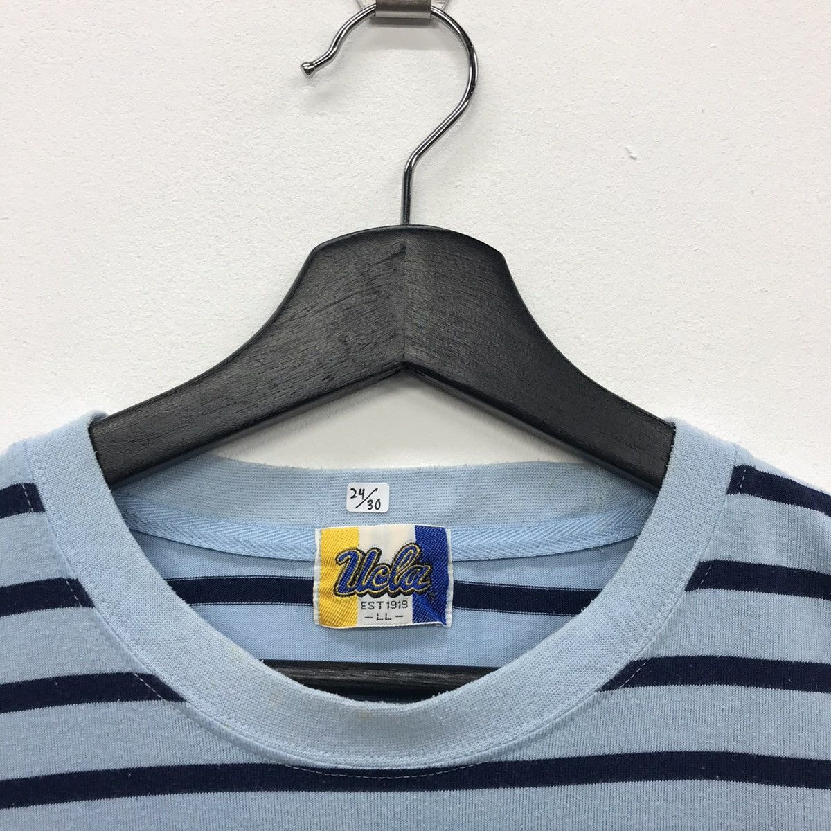 Vintage Rare!! Vintage American College UCLA Stripe Tee Size US XL / EU 56 / 4 - 3 Thumbnail