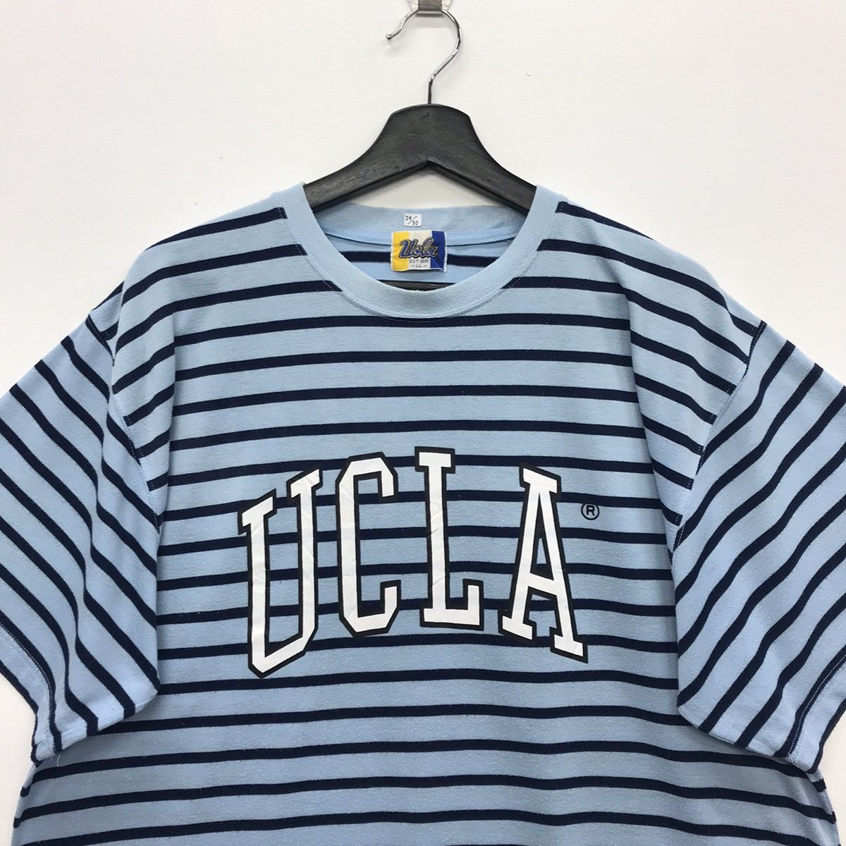 Vintage Rare!! Vintage American College UCLA Stripe Tee Size US XL / EU 56 / 4 - 2 Thumbnail