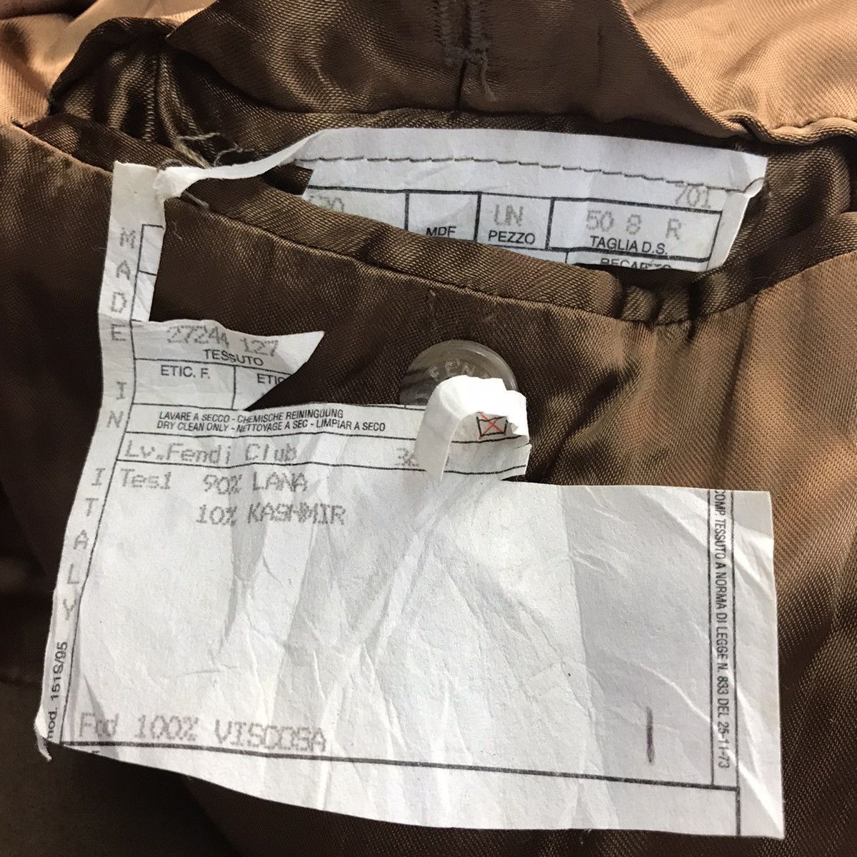 Fendi Fendi Long Jacket Size US L / EU 52-54 / 3 - 10 Thumbnail