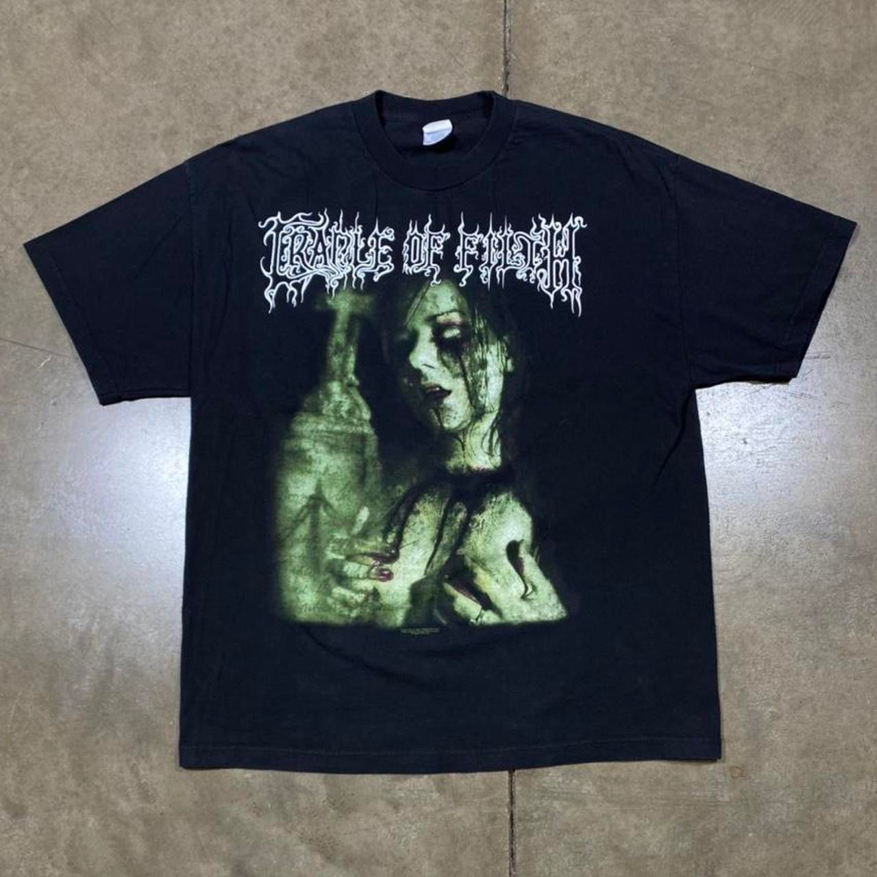 Band Tees × Vintage Vintage Cradle Of Filth Band tee Size US XL / EU 56 / 4 - 1 Thumbnail