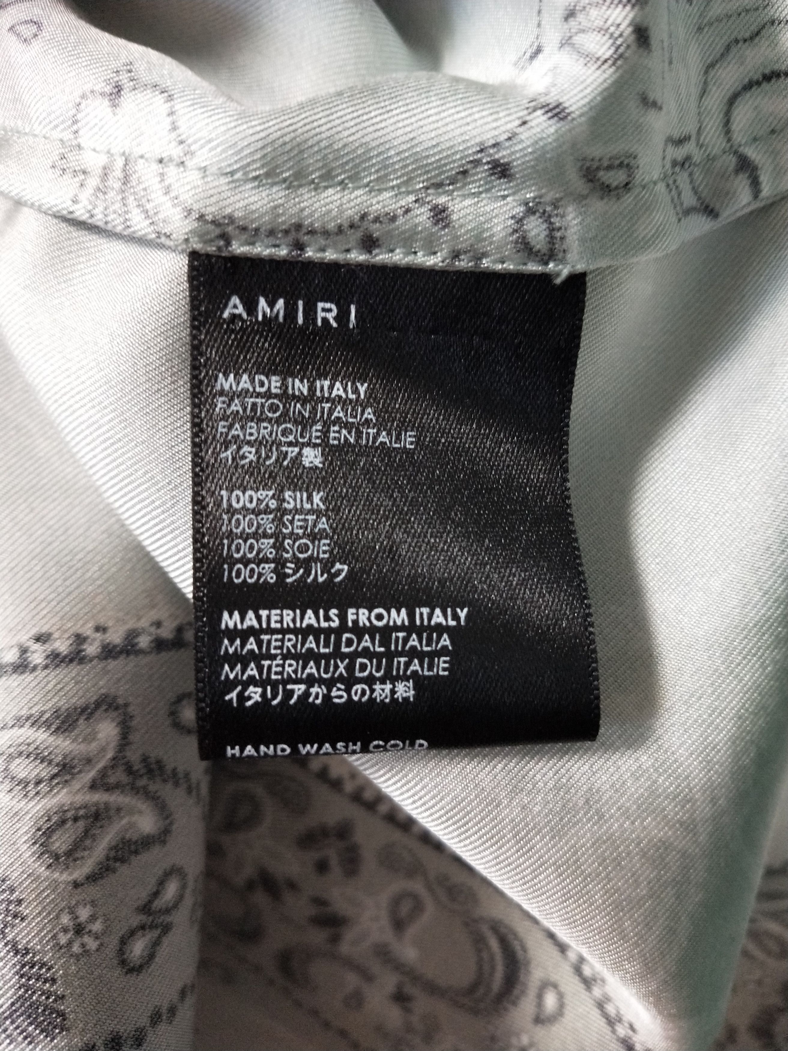Amiri Bandana Patchwork Silk Shirt Size US XXL / EU 58 / 5 - 5 Thumbnail