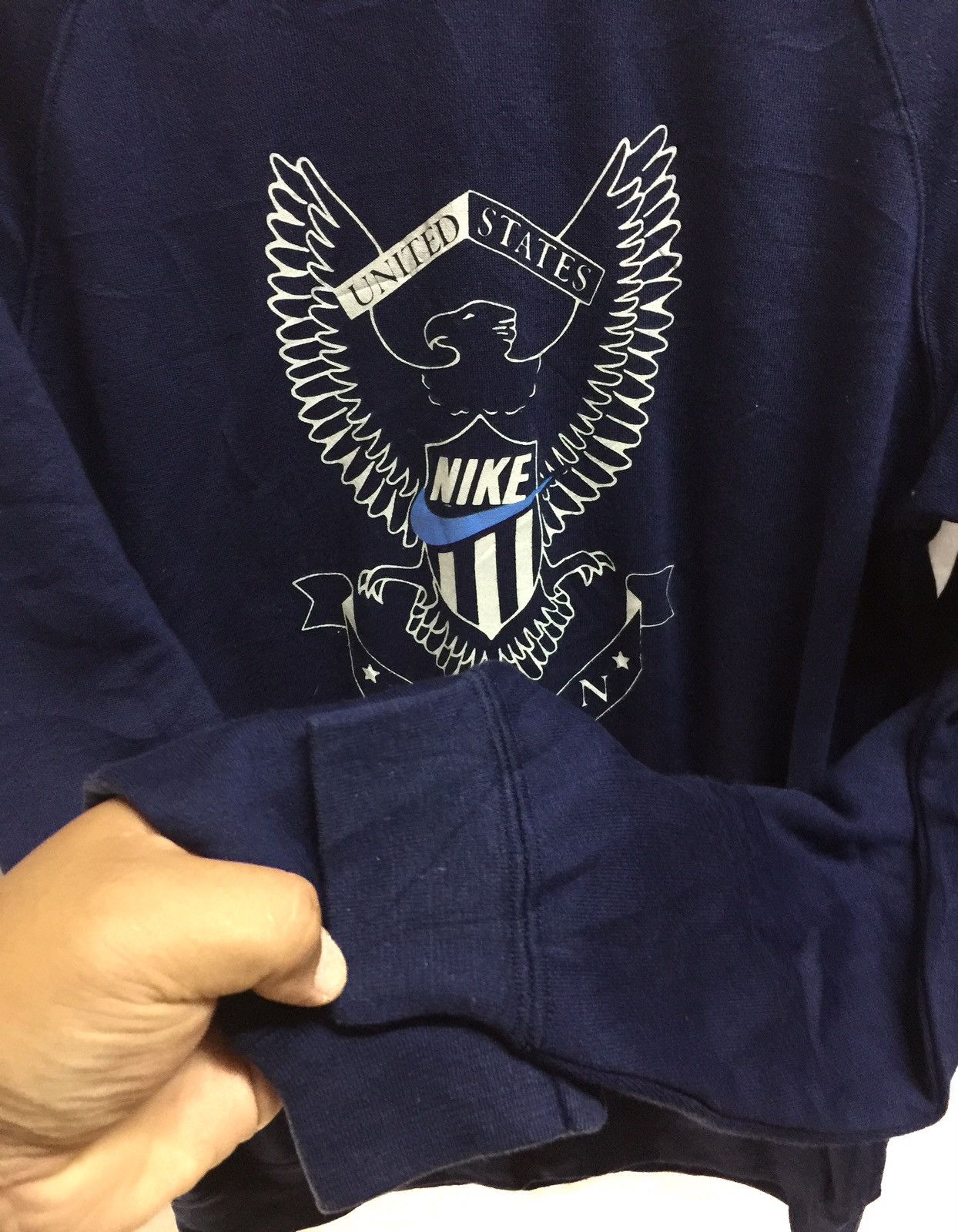 Nike × Vintage Vintage Nike Japan United States Oregon Sweatshirt Big Logo Size US L / EU 52-54 / 3 - 4 Thumbnail