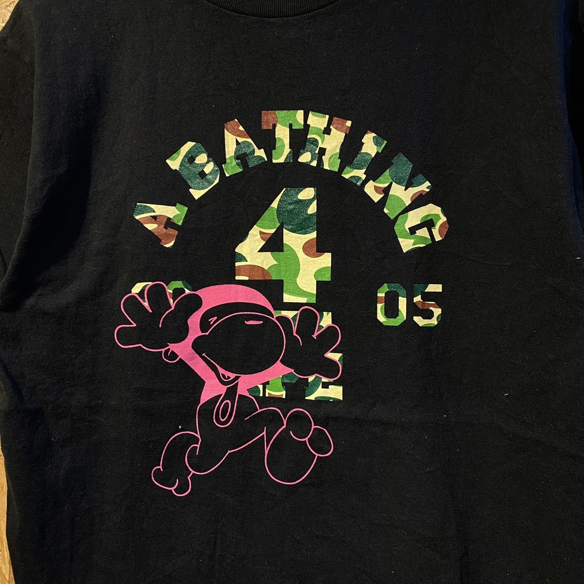 Bape × Vintage VINTAGE OG‼️Bape Baby Milo 4th Anniversary T-Shirt Size US M / EU 48-50 / 2 - 3 Thumbnail
