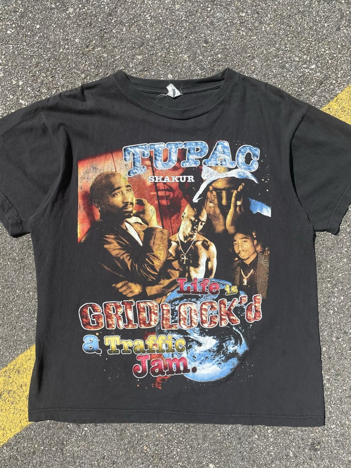 Other RARE 1996 Tupac Vintage Rap Tee Gridlock’d I Aint Mad At Cha Size US XL / EU 56 / 4 - 3 Thumbnail