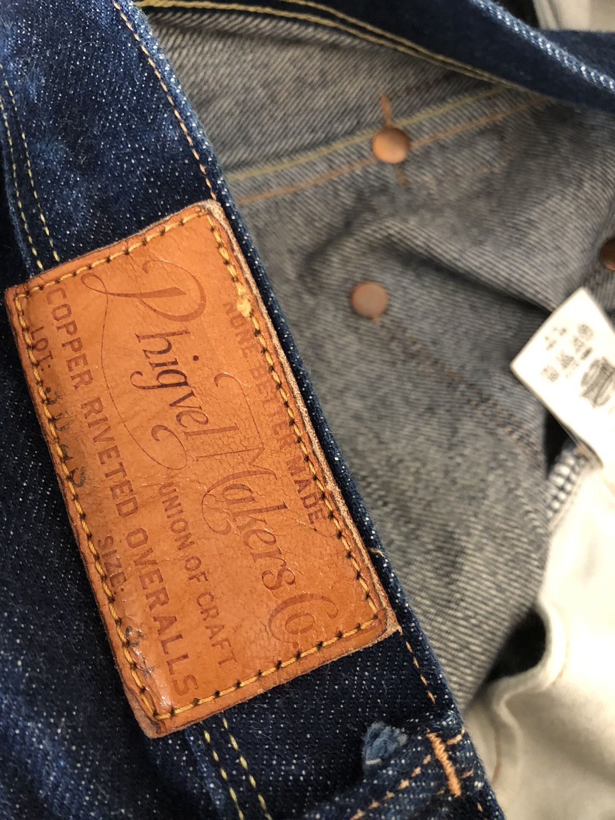 PHIGVEL MAKERS & Co. Phigvel Makers & Co Japan Selvedge Denim Jeans Size US 34 / EU 50 - 25 Thumbnail