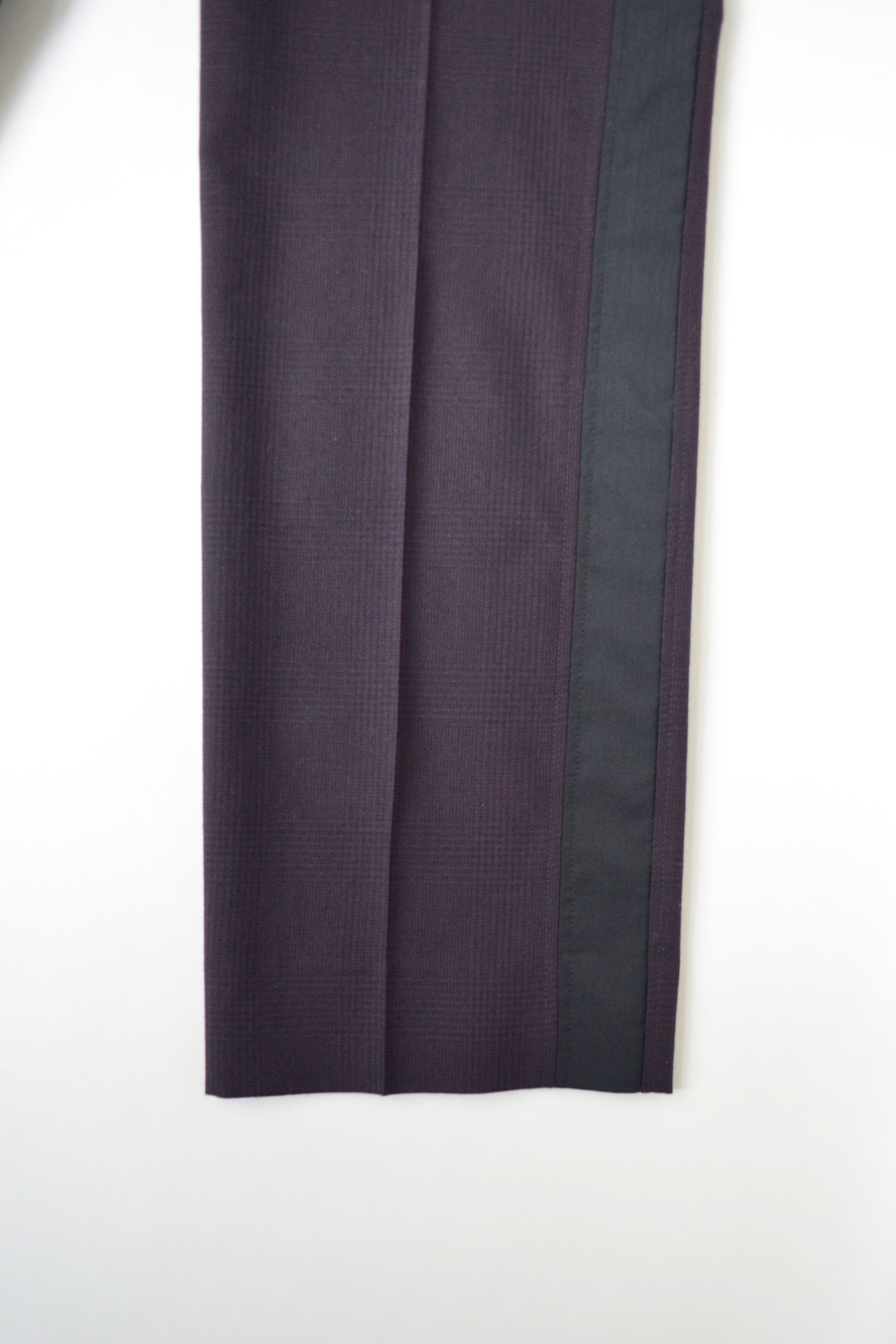 Maison Margiela A/W 17 Check Wool Side Stripe Trousers Size US 32 / EU 48 - 6 Thumbnail