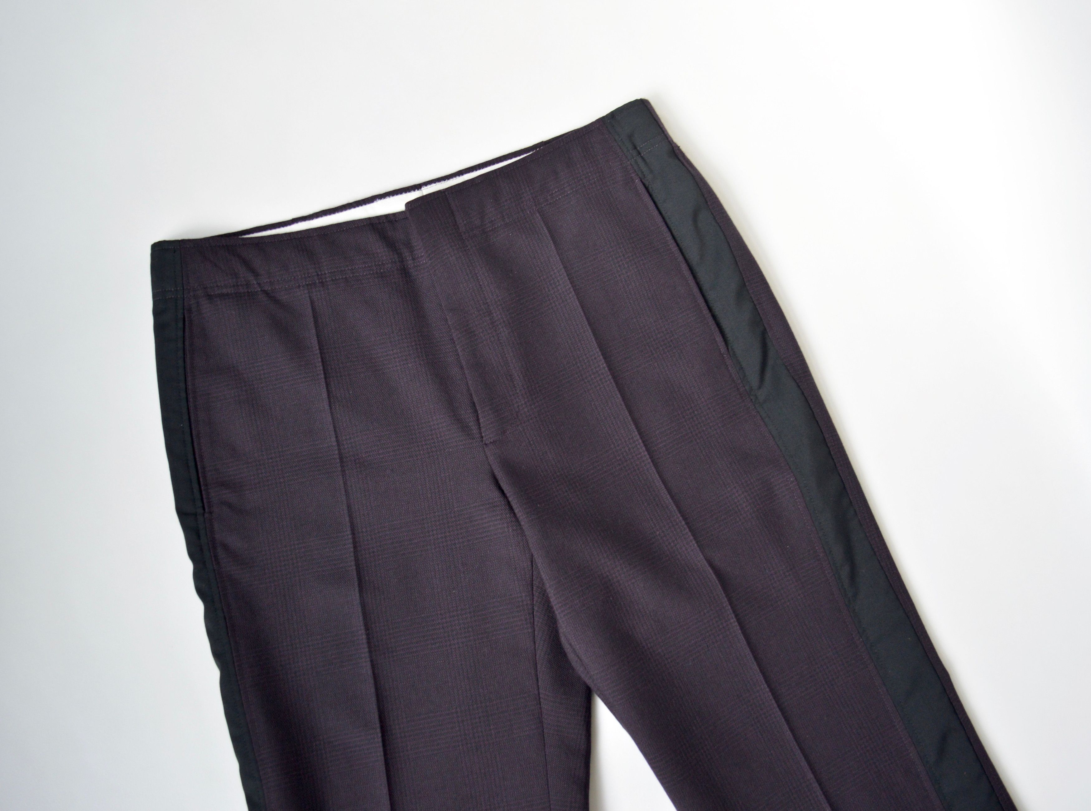 Maison Margiela A/W 17 Check Wool Side Stripe Trousers Size US 32 / EU 48 - 4 Thumbnail