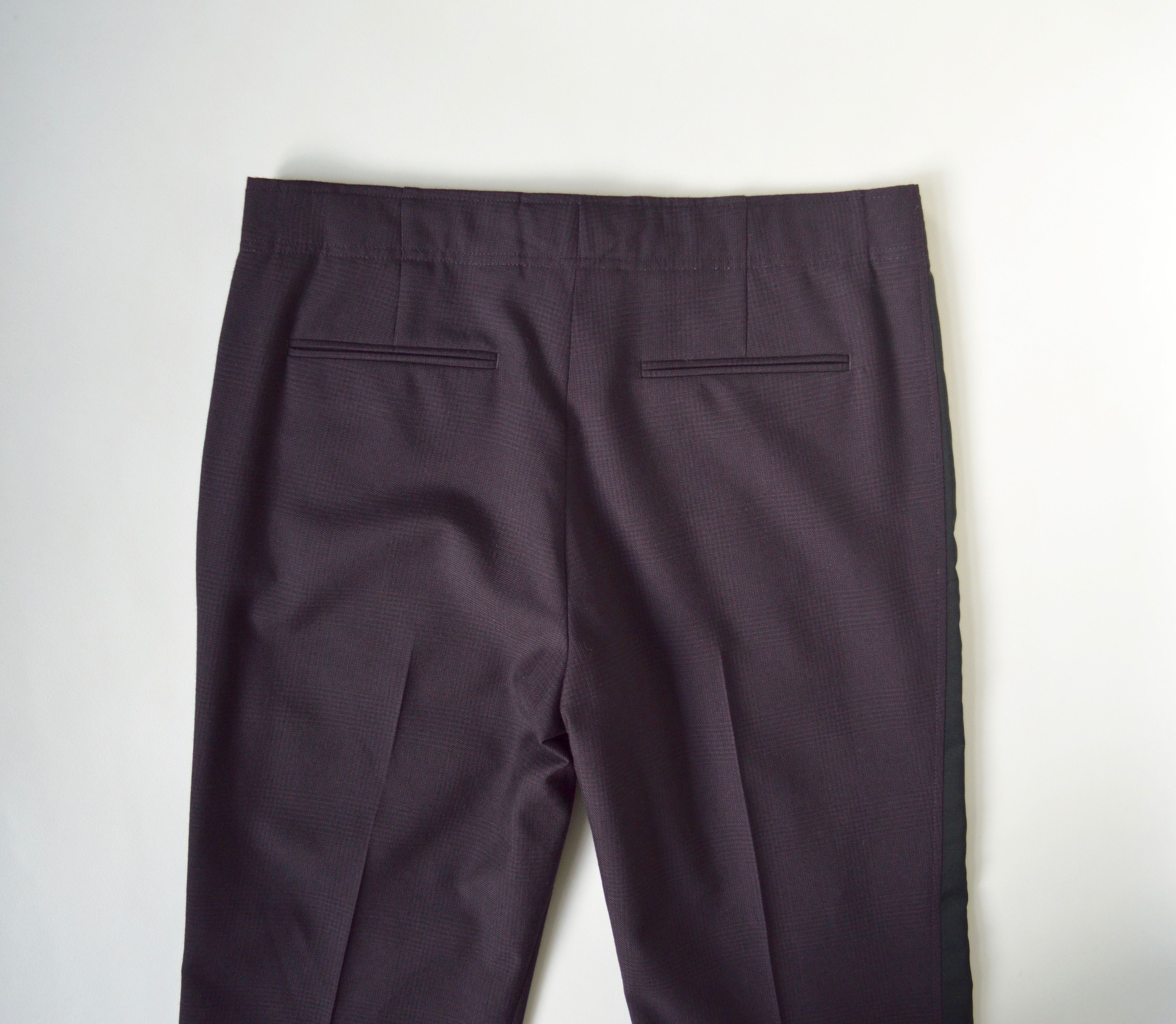 Maison Margiela A/W 17 Check Wool Side Stripe Trousers Size US 32 / EU 48 - 8 Thumbnail