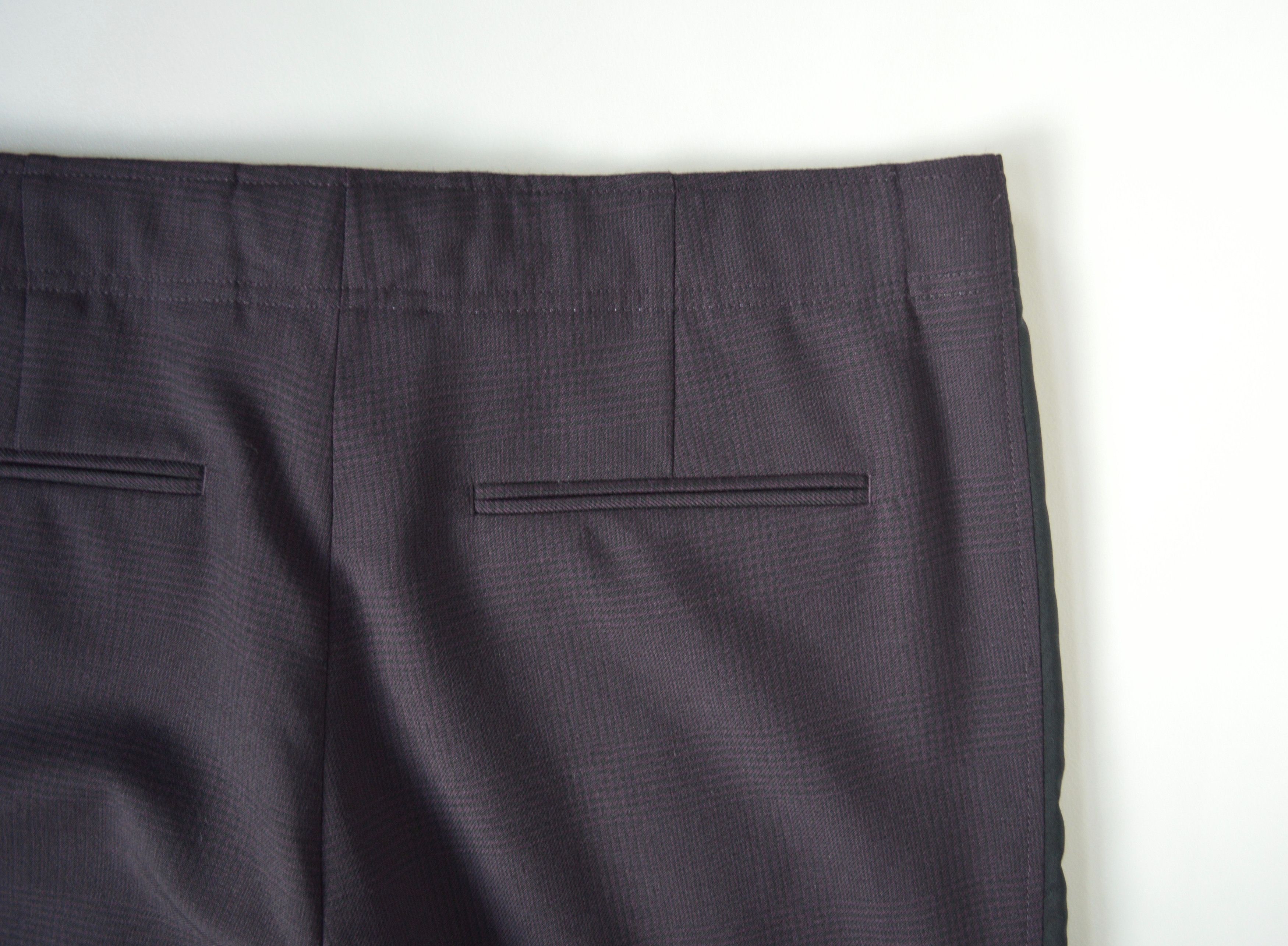 Maison Margiela A/W 17 Check Wool Side Stripe Trousers Size US 32 / EU 48 - 9 Thumbnail