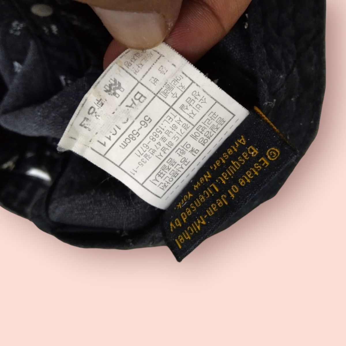 Jean-Michel Basquiat × Vintage JEAN MICHEL BASQUIAT BLACK WASHED DENIM STRAPBACK Size ONE SIZE - 15 Thumbnail