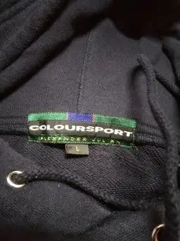 Alexander Julian × Designer VINTAGE COLOURS EMBROIDERY SWEATSHIRT HOODIE Size US L / EU 52-54 / 3 - 10 Thumbnail