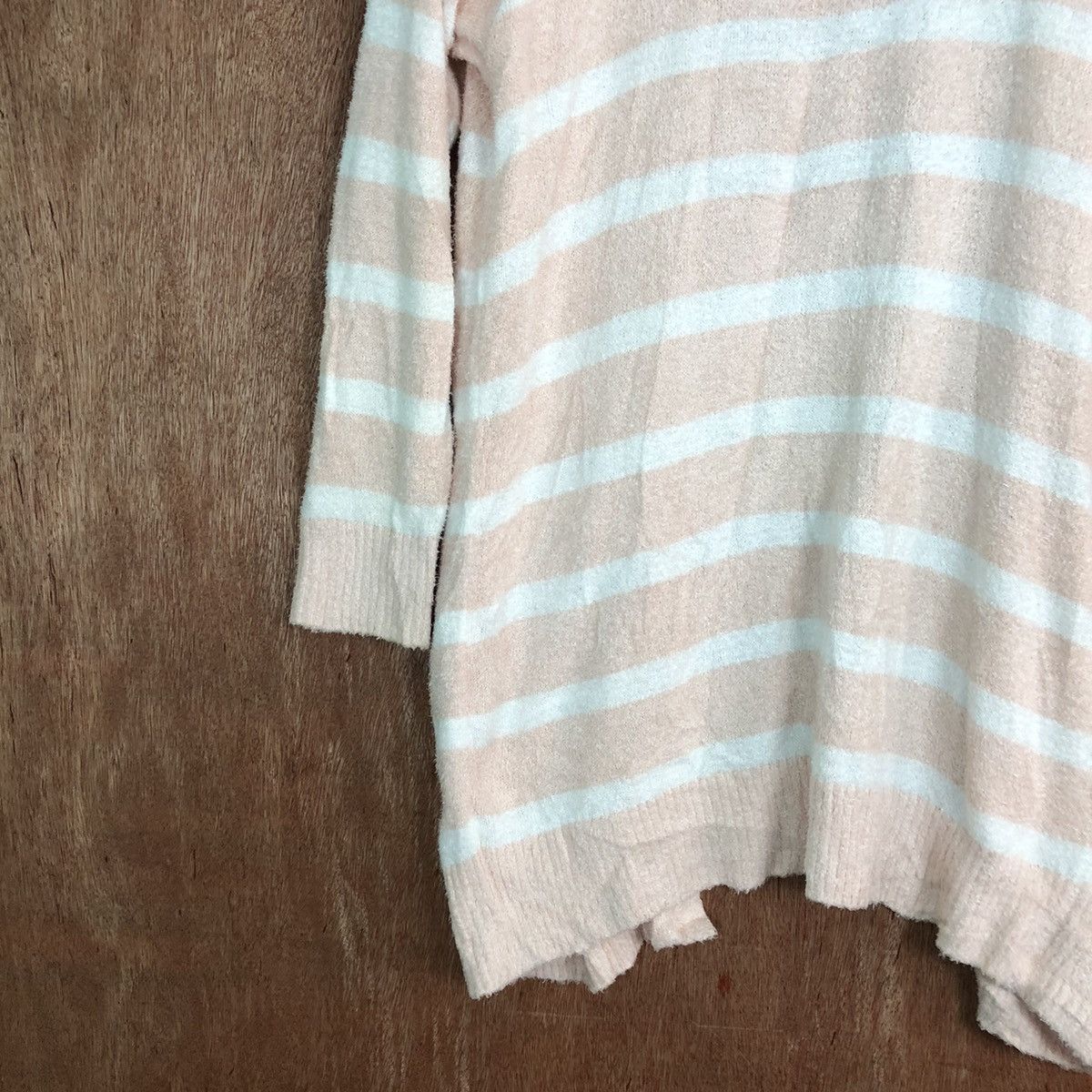 OVER THE STRiPES Uniqlo cardigan Stripe Shaggy Fur Mohair Knitwear #6649 Size US L / EU 52-54 / 3 - 10 Thumbnail