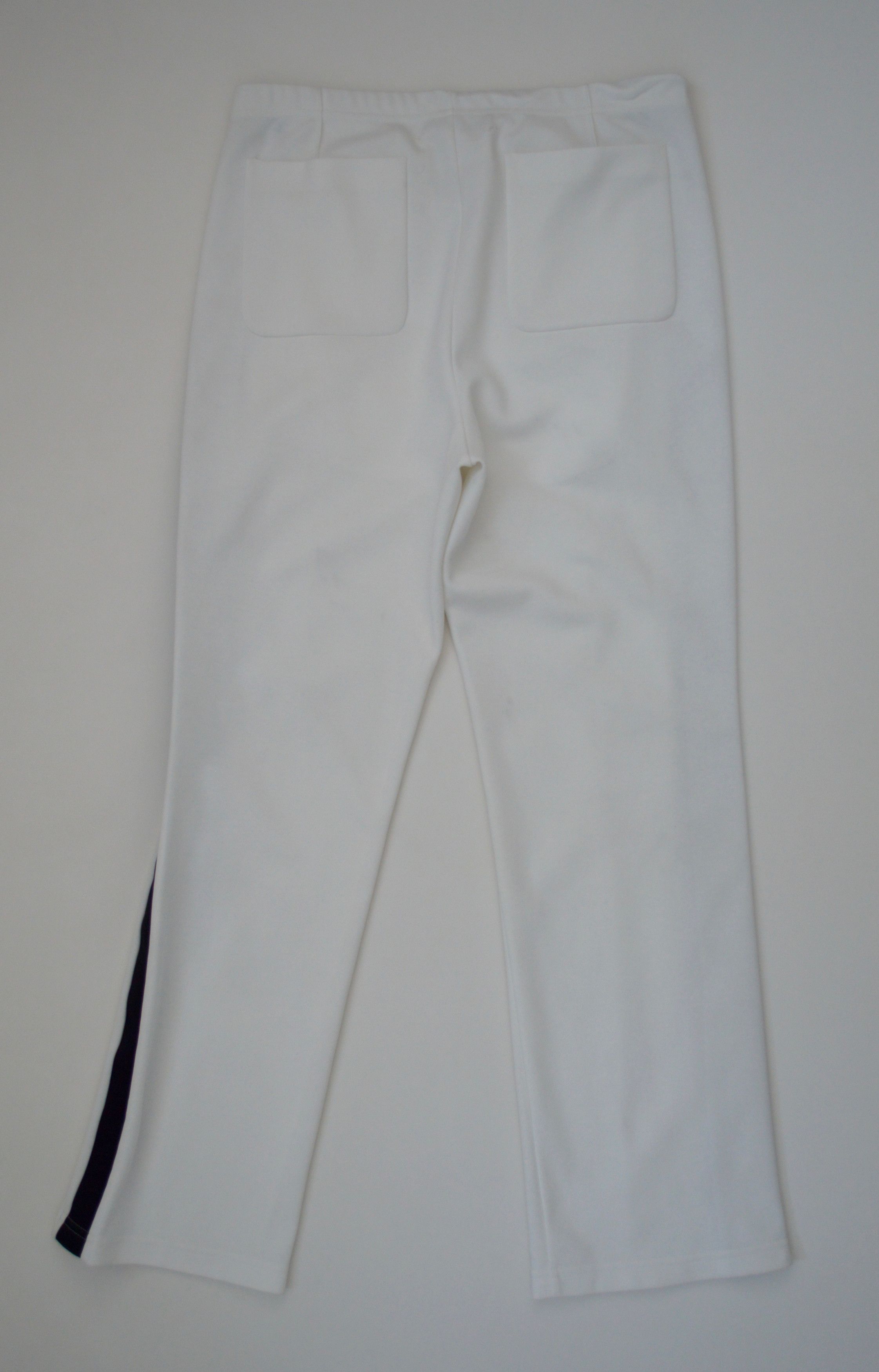 Maison Margiela S/S 18 White Flared Leg Side Stripe Sweatpants Size US 30 / EU 46 - 8 Thumbnail