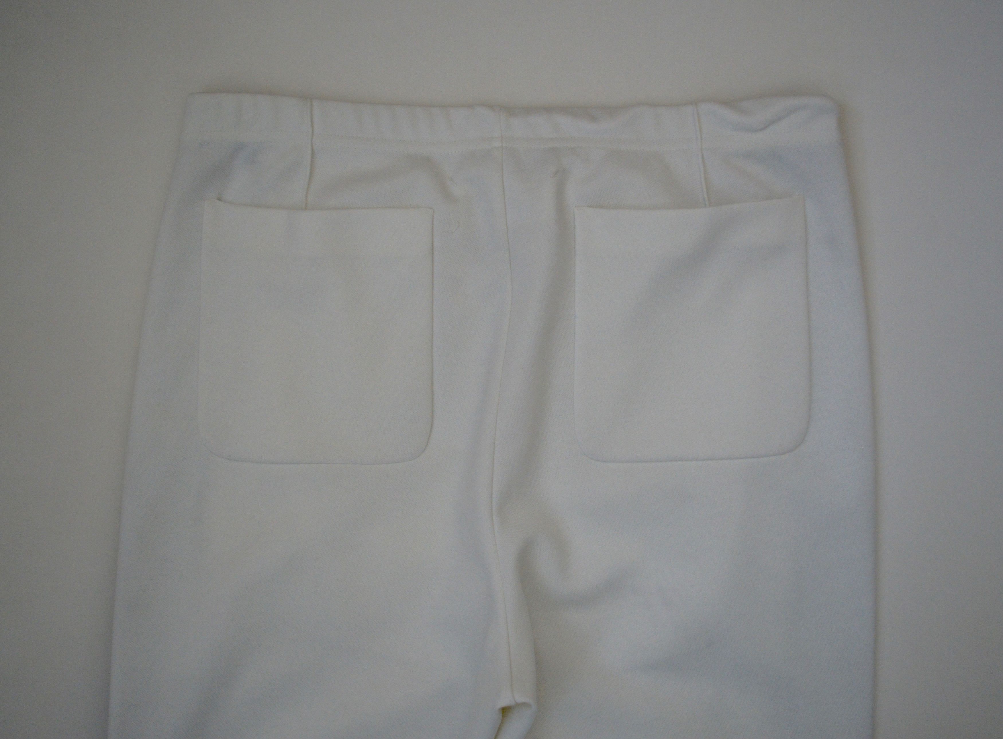 Maison Margiela S/S 18 White Flared Leg Side Stripe Sweatpants Size US 30 / EU 46 - 9 Thumbnail