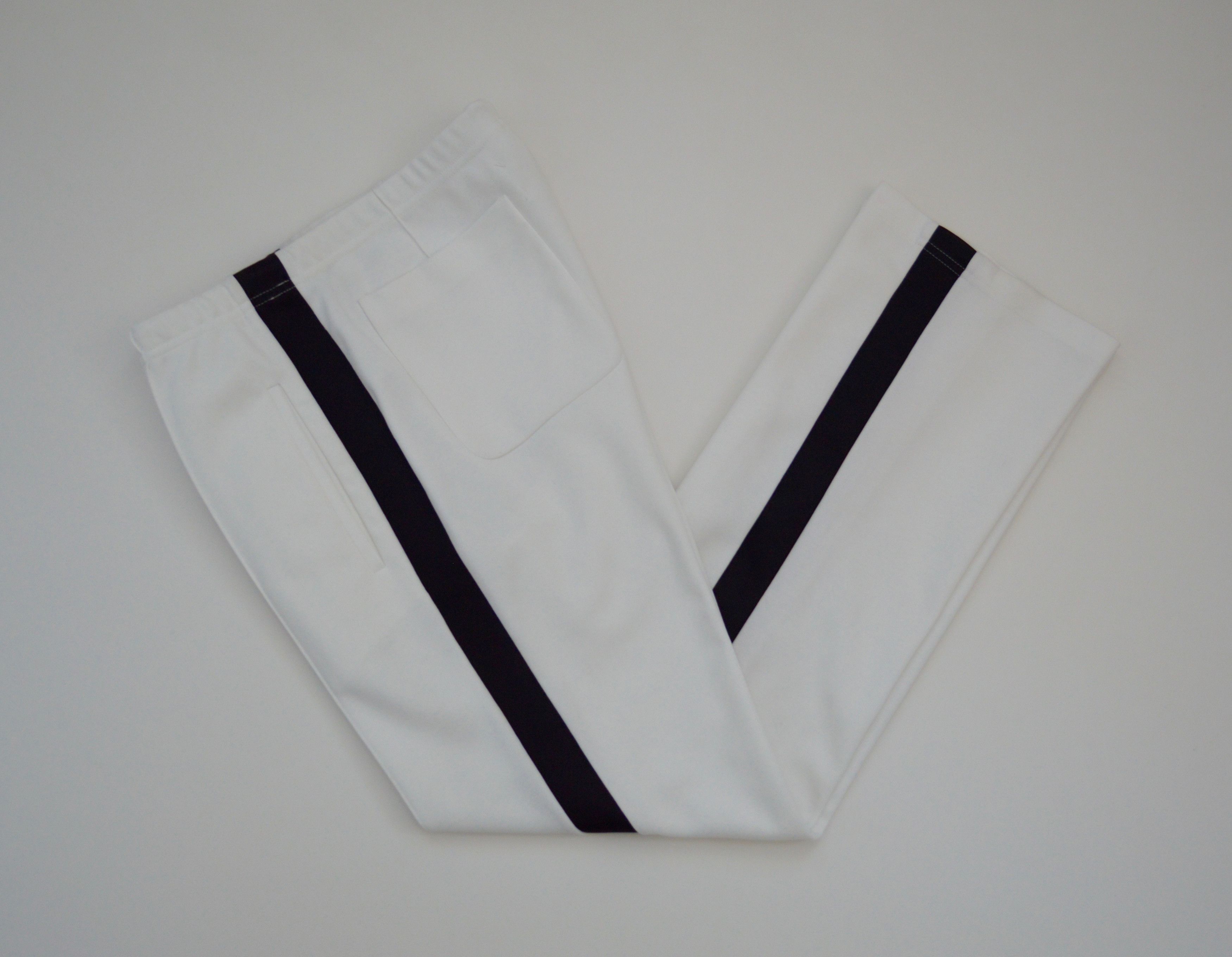 Maison Margiela S/S 18 White Flared Leg Side Stripe Sweatpants Size US 30 / EU 46 - 7 Thumbnail