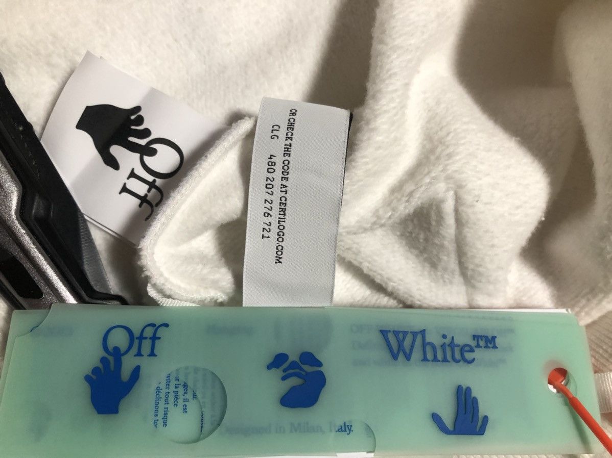 Off-White Off White Graffiti Logo Hoodie Size US M / EU 48-50 / 2 - 12 Thumbnail
