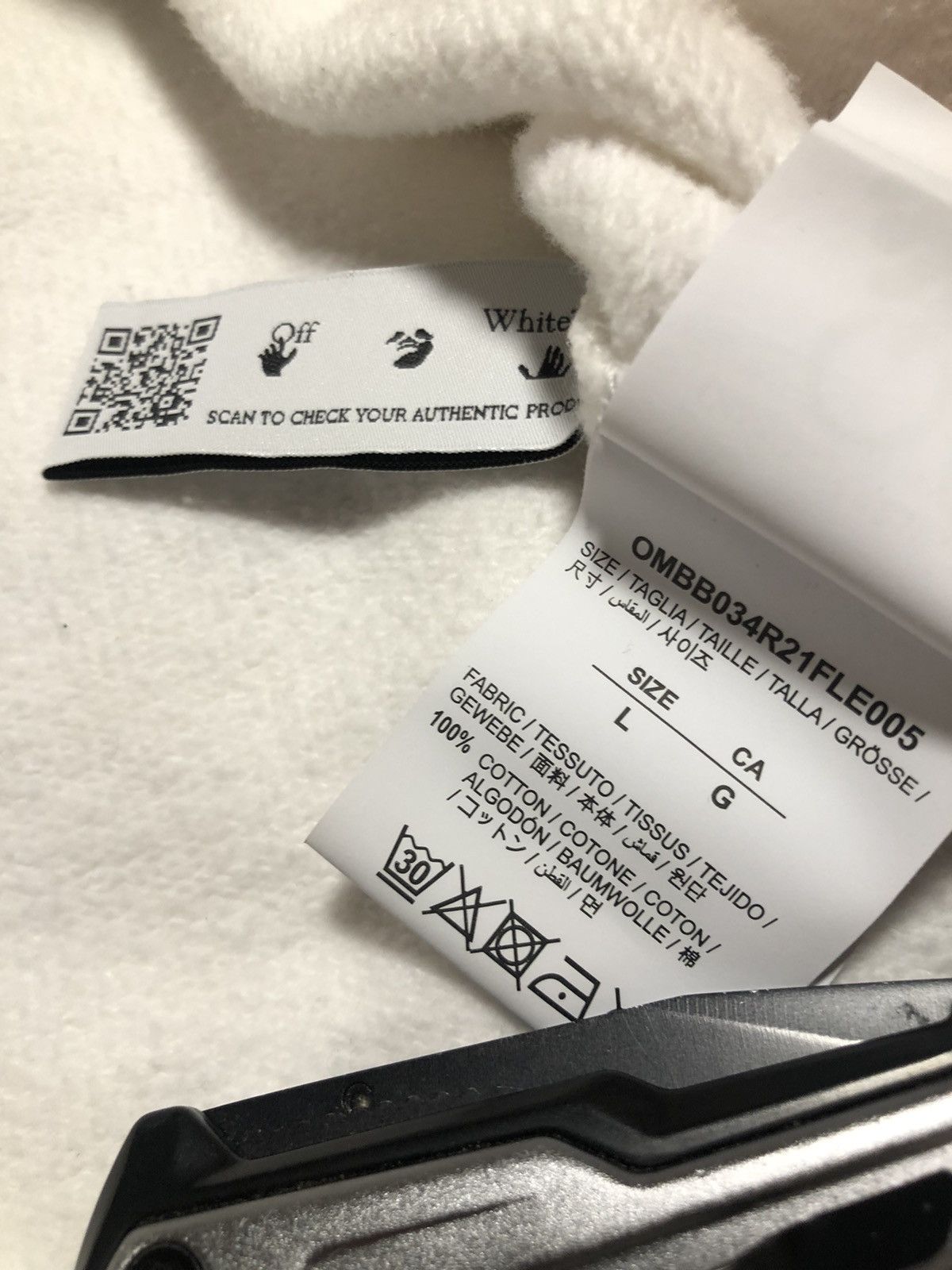 Off-White Off White Graffiti Logo Hoodie Size US M / EU 48-50 / 2 - 10 Thumbnail