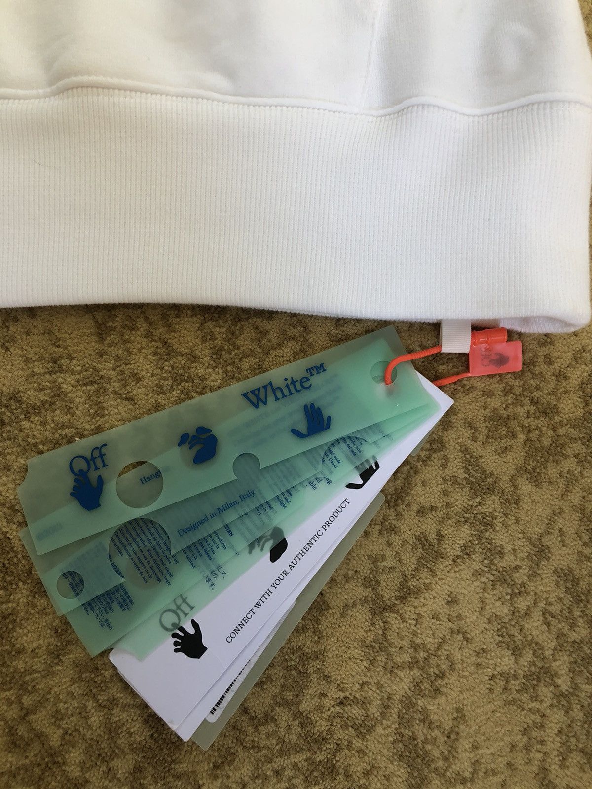 Off-White Off White Graffiti Logo Hoodie Size US M / EU 48-50 / 2 - 7 Thumbnail
