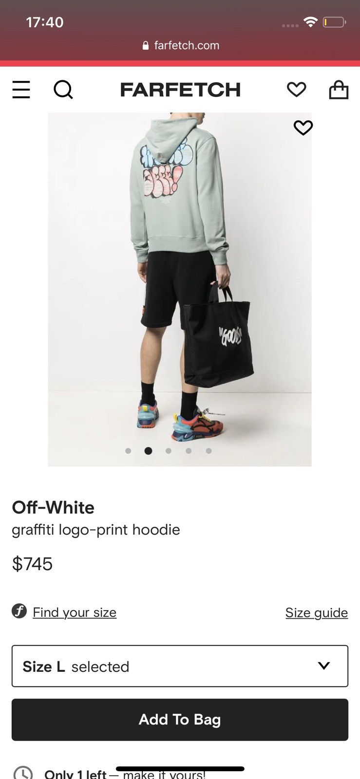 Off-White Off White Graffiti Logo Hoodie Size US M / EU 48-50 / 2 - 13 Thumbnail