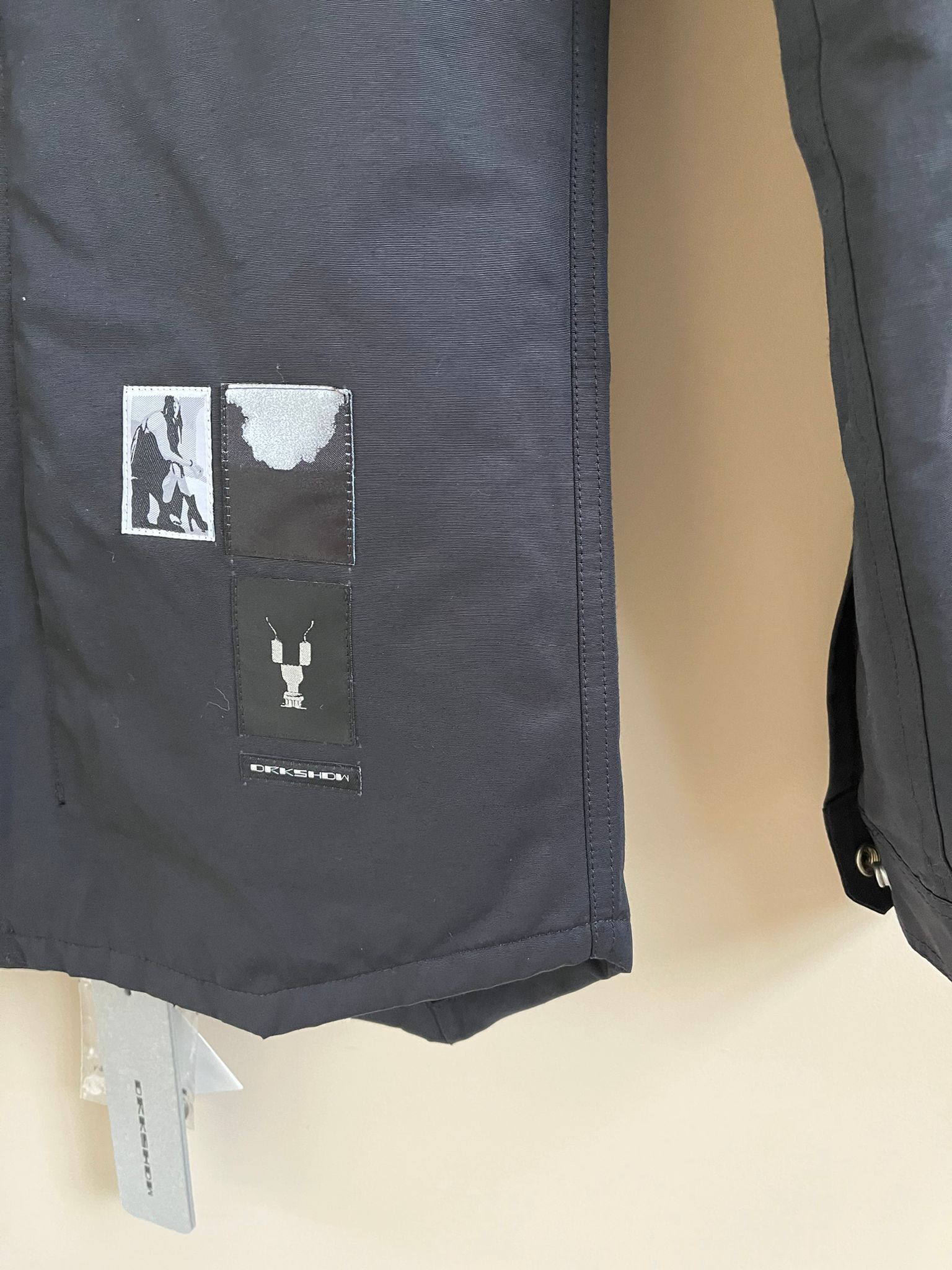 Rick Owens Drkshdw FW19 Padded Patch Outershirt in Black Size US S / EU 44-46 / 1 - 7 Thumbnail