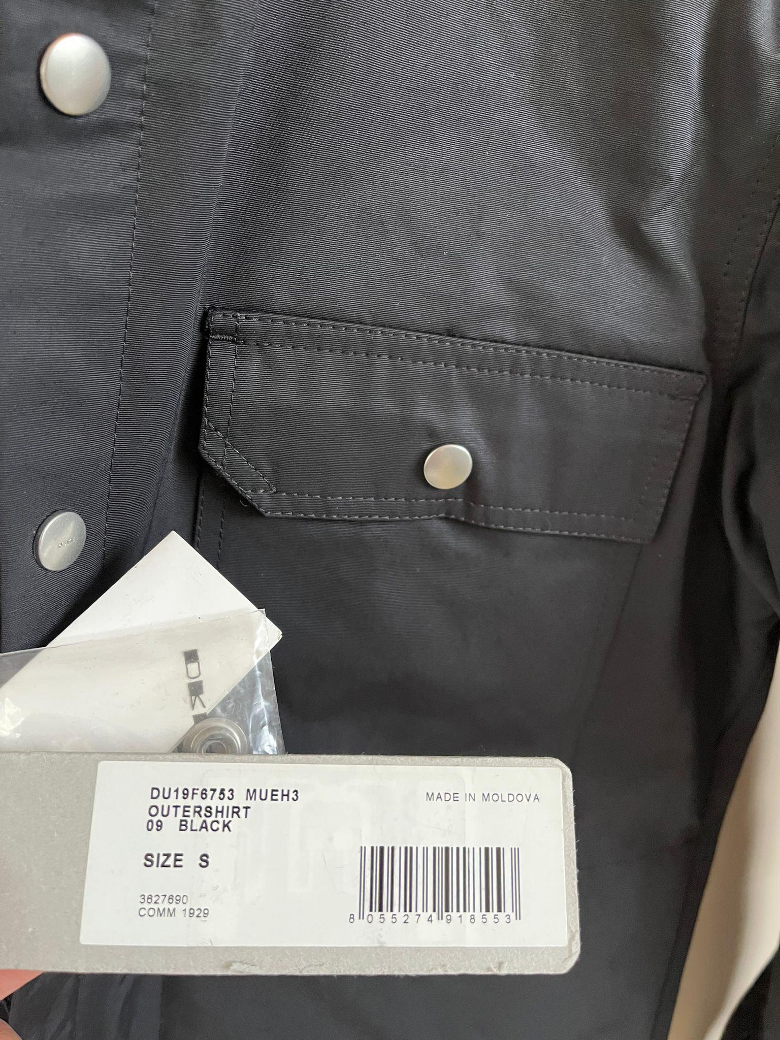 Rick Owens Drkshdw FW19 Padded Patch Outershirt in Black Size US S / EU 44-46 / 1 - 11 Thumbnail