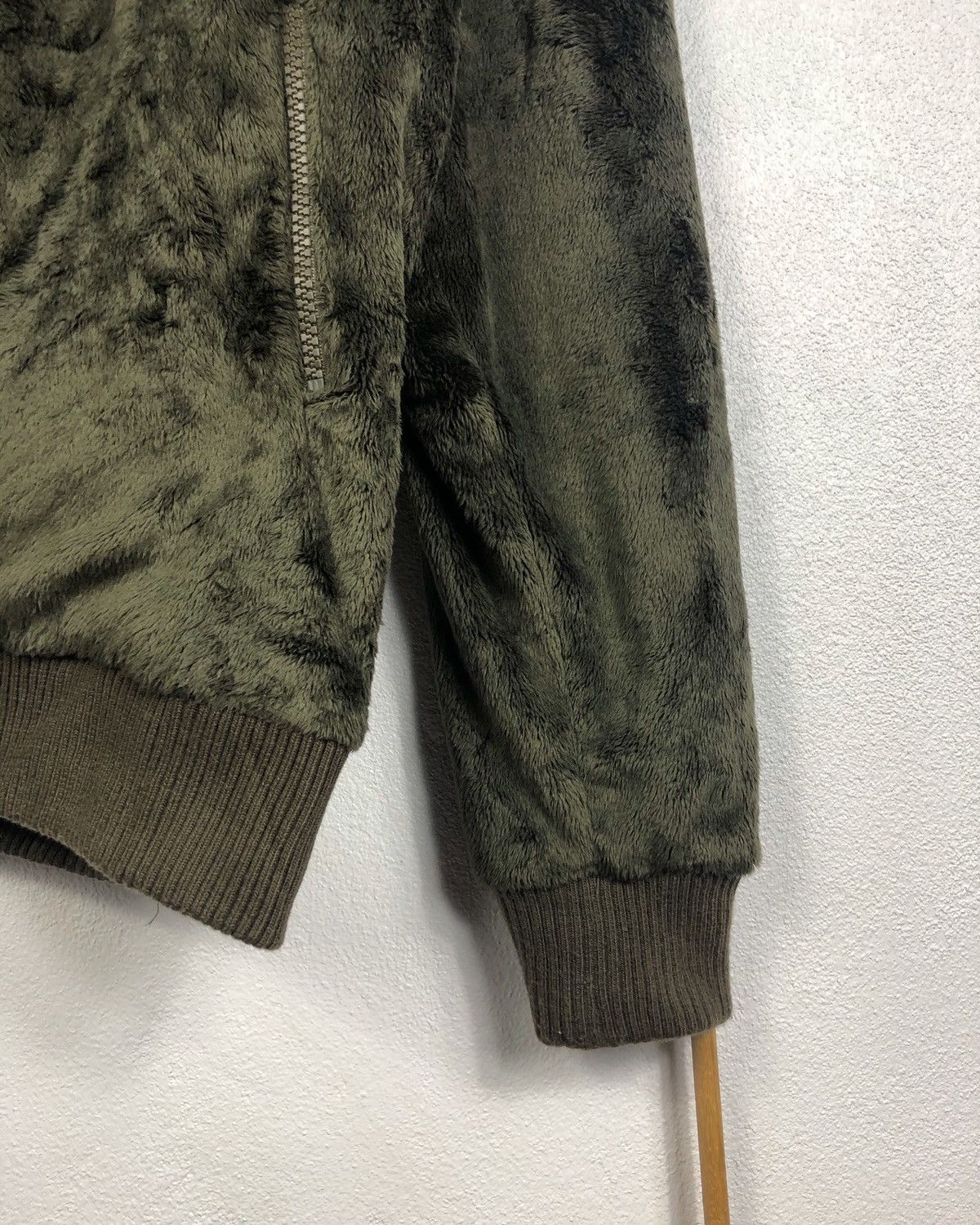 Beams Japan Rare Beams Faux Fur Velvet Zipper Sweatshirt Size US L / EU 52-54 / 3 - 6 Thumbnail