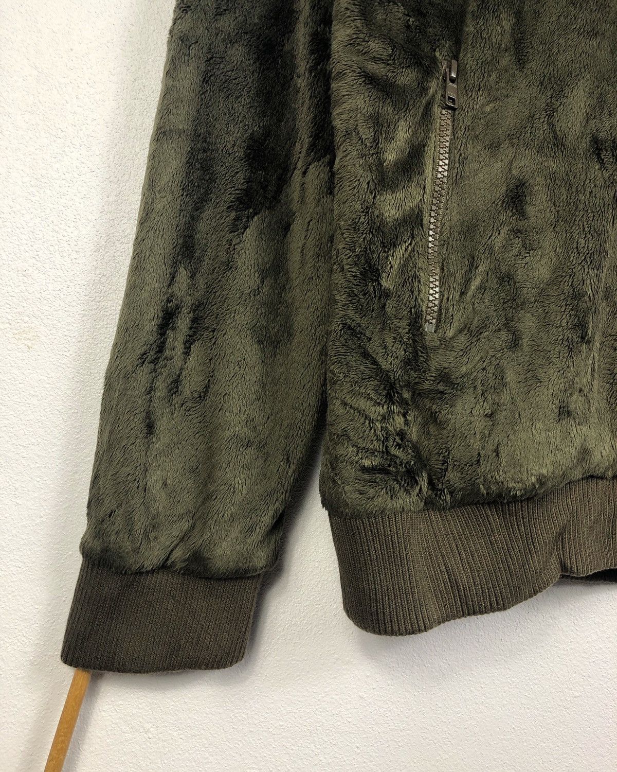 Beams Japan Rare Beams Faux Fur Velvet Zipper Sweatshirt Size US L / EU 52-54 / 3 - 5 Thumbnail