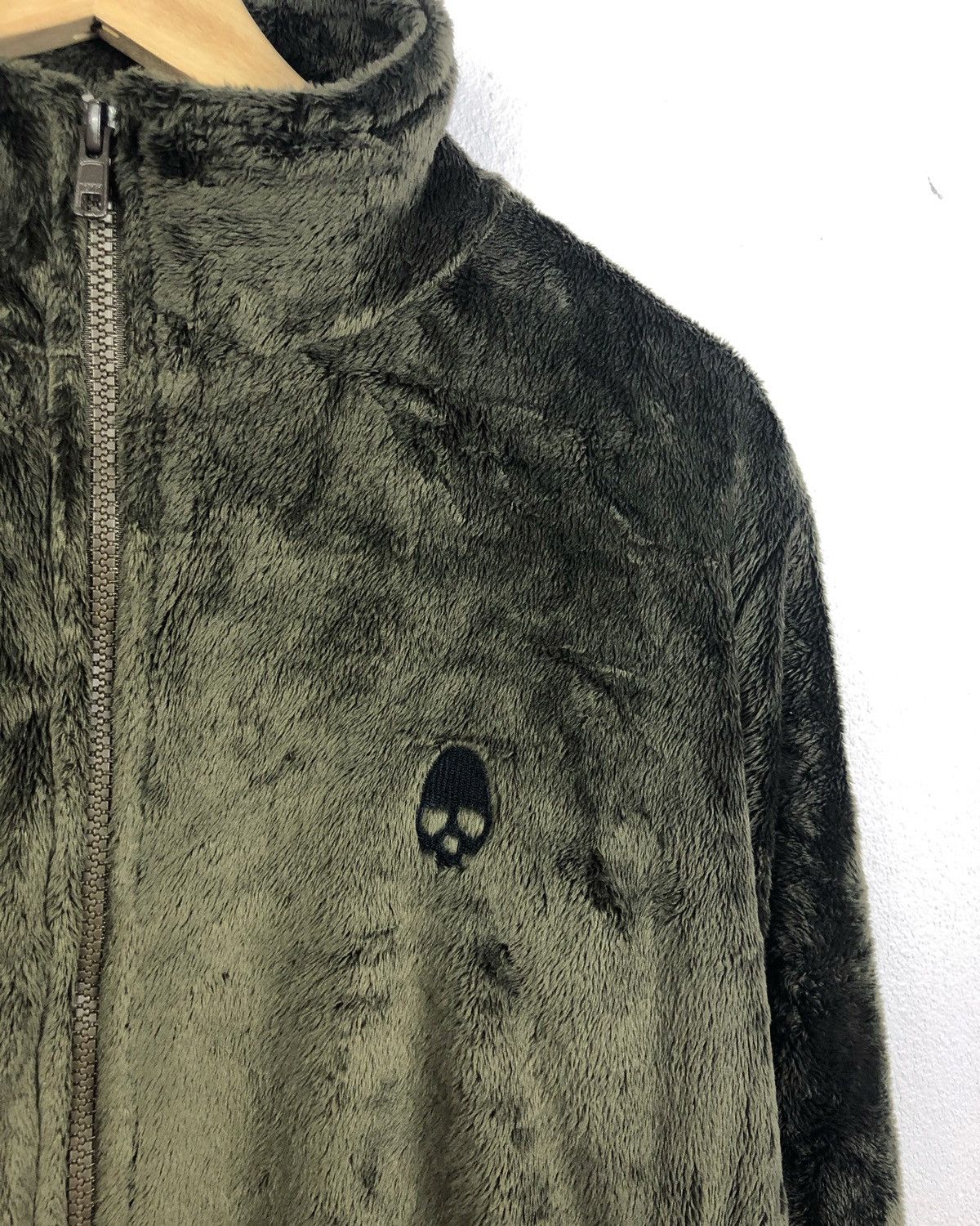 Beams Japan Rare Beams Faux Fur Velvet Zipper Sweatshirt Size US L / EU 52-54 / 3 - 3 Thumbnail