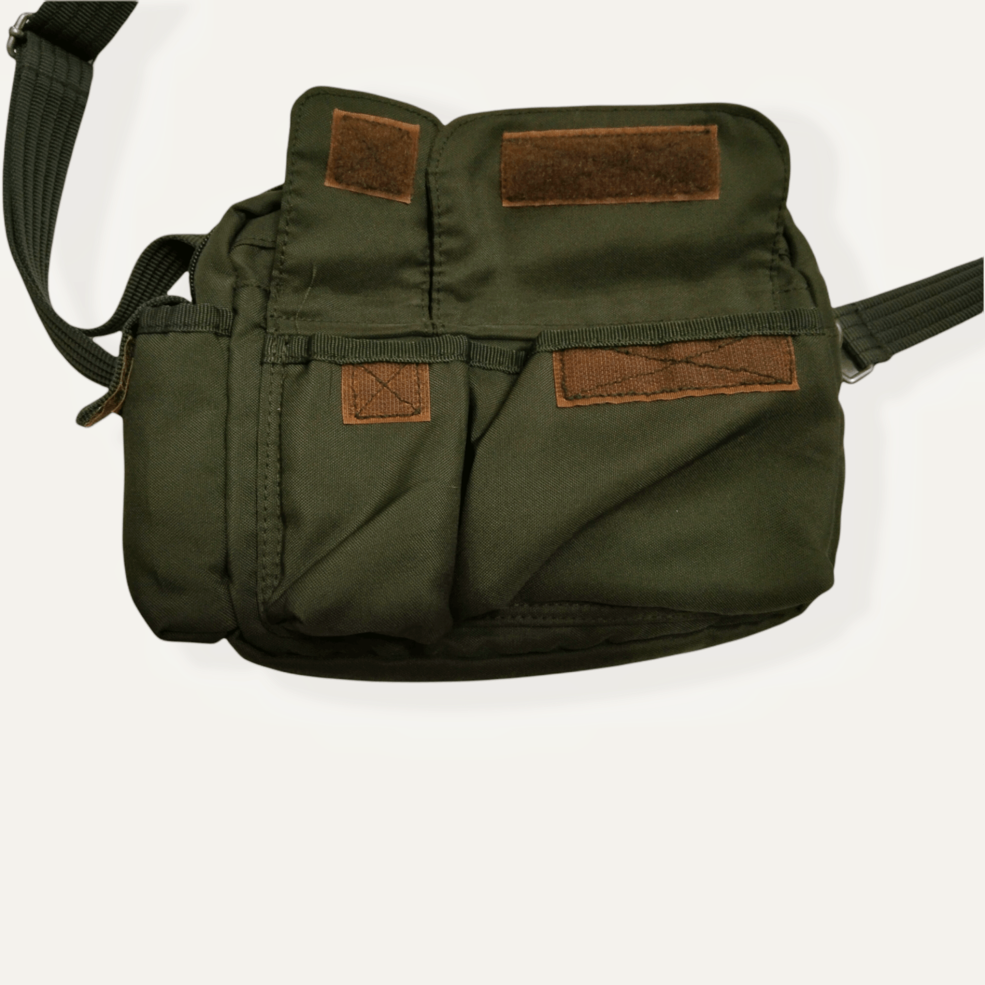 Japanese Brand VINTAGE UNIQLO GREEN ARMY CROSSBODY BAG Size ONE SIZE - 17 Thumbnail
