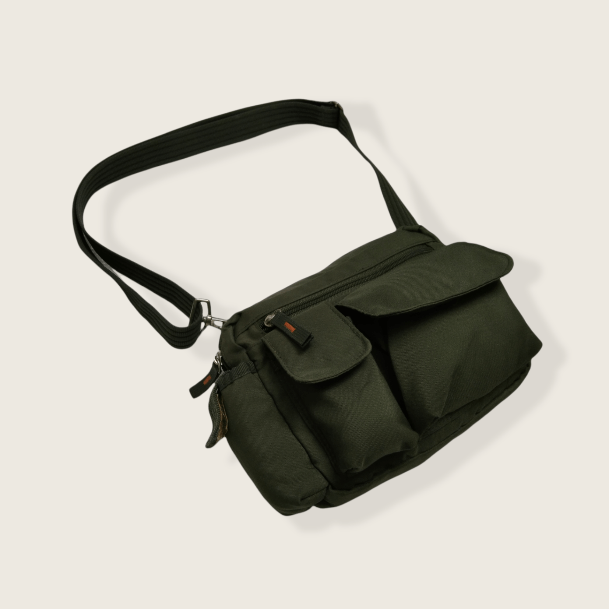 Japanese Brand VINTAGE UNIQLO GREEN ARMY CROSSBODY BAG Size ONE SIZE - 9 Thumbnail