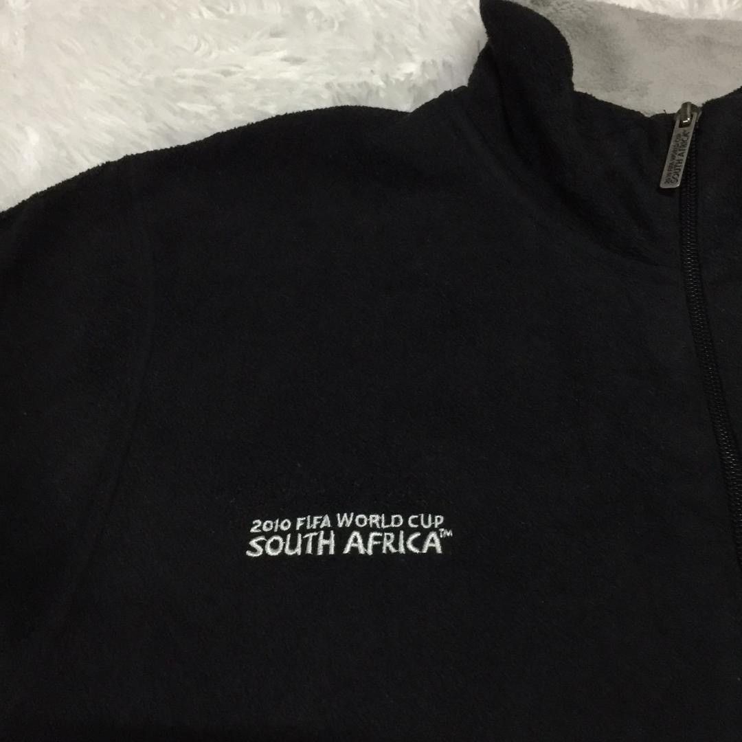 Vintage Vtg 2010 Fifa World Cup South Africa Fleece Zip Sweatshirt Size US L / EU 52-54 / 3 - 3 Thumbnail
