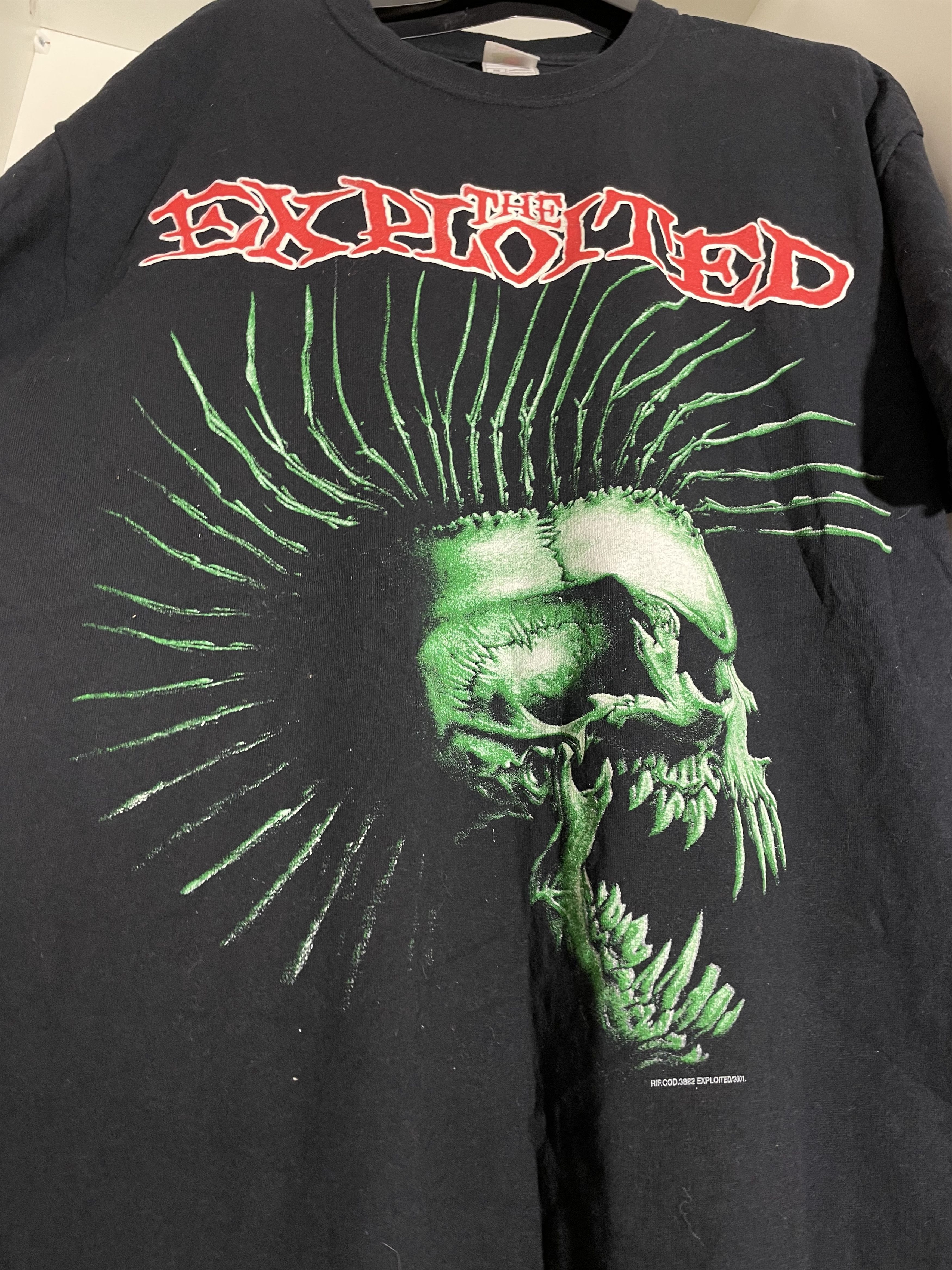 Band Tees Vintage The Exploited 2001 Punk Band Fuck the bastards tee Size US XL / EU 56 / 4 - 3 Thumbnail