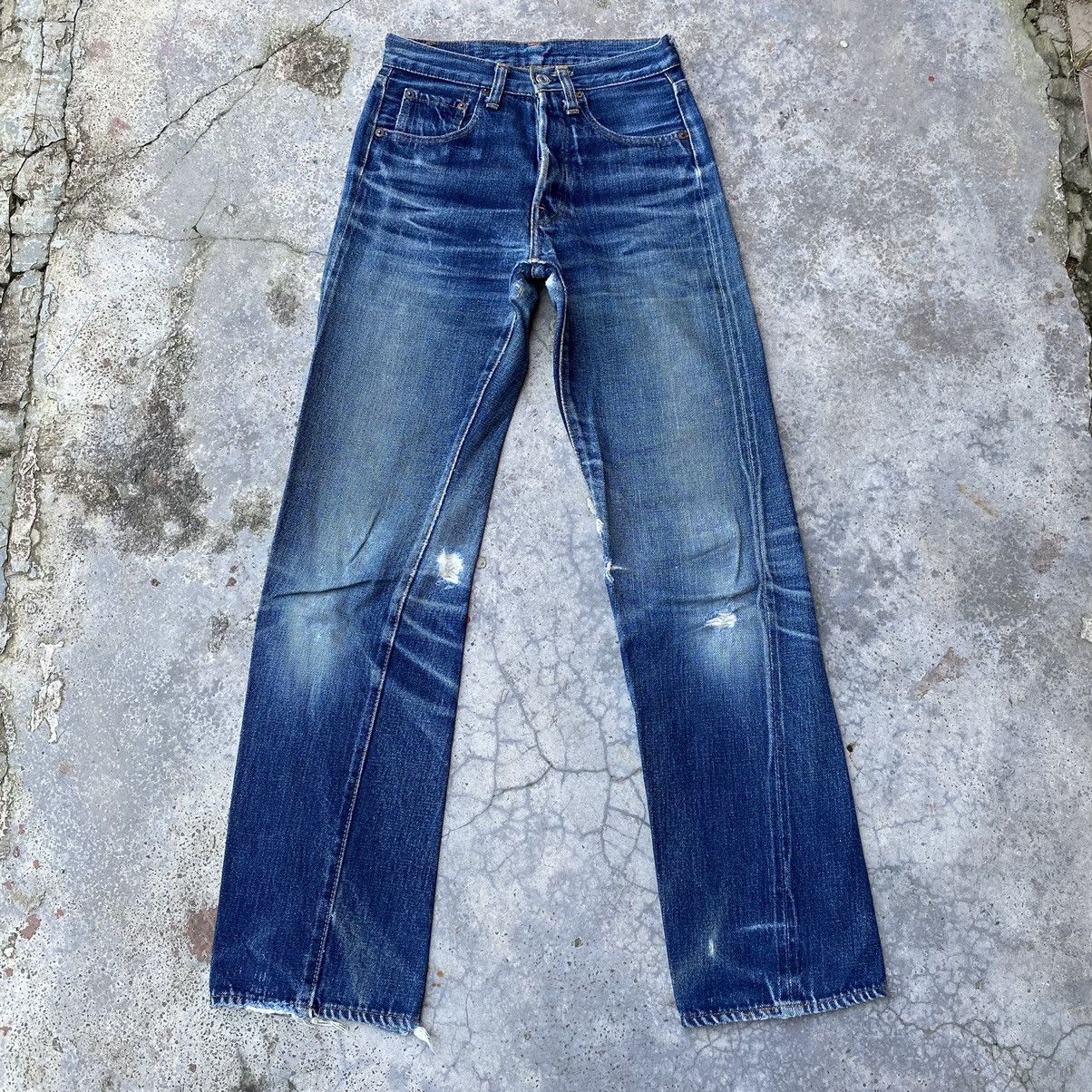 Denime × Japanese Brand Vintage Denime Patchwork Selvedge Jeans Distressed Denim Size 26" / US 2 / IT 38 - 6 Thumbnail