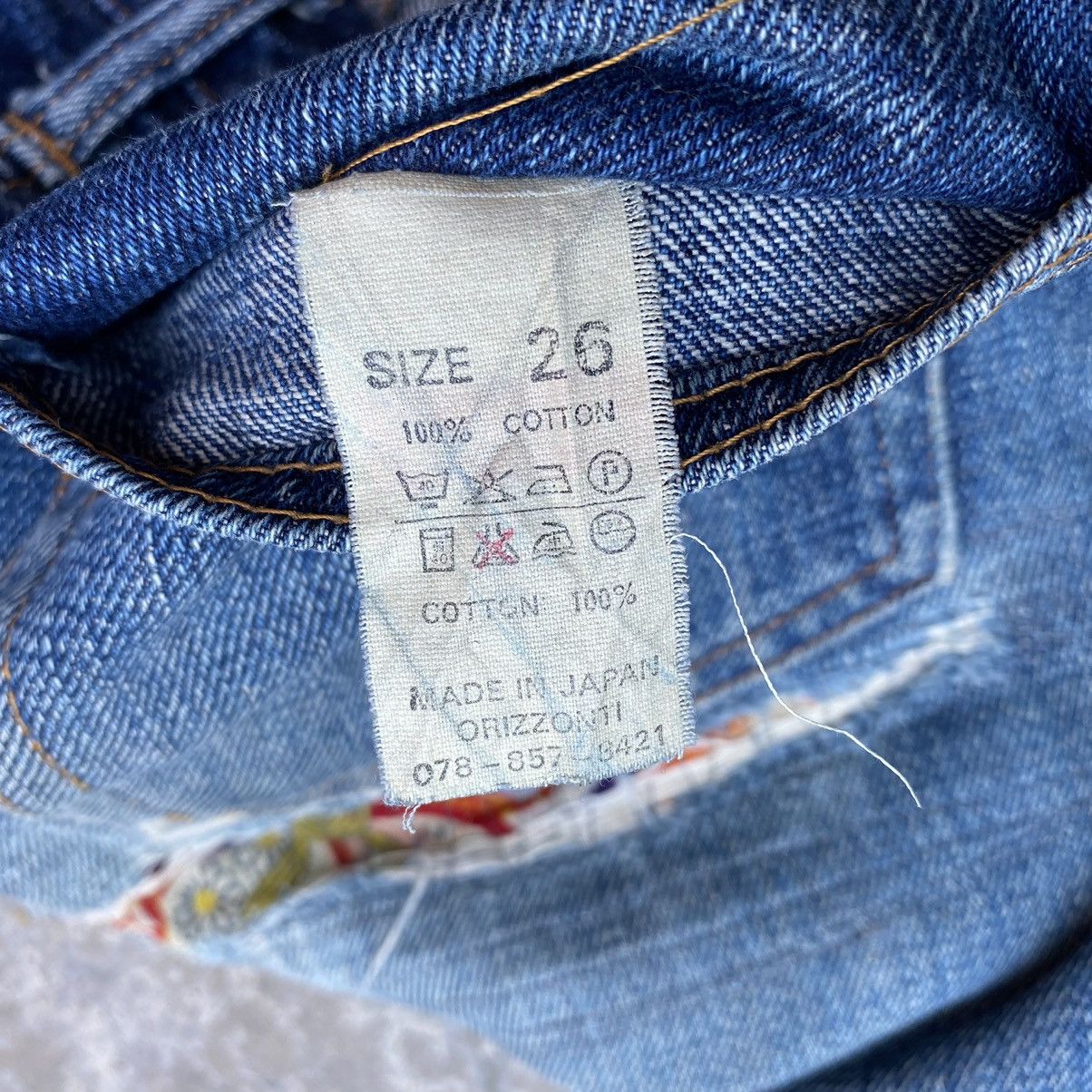 Denime × Japanese Brand Vintage Denime Patchwork Selvedge Jeans Distressed Denim Size 26" / US 2 / IT 38 - 13 Thumbnail