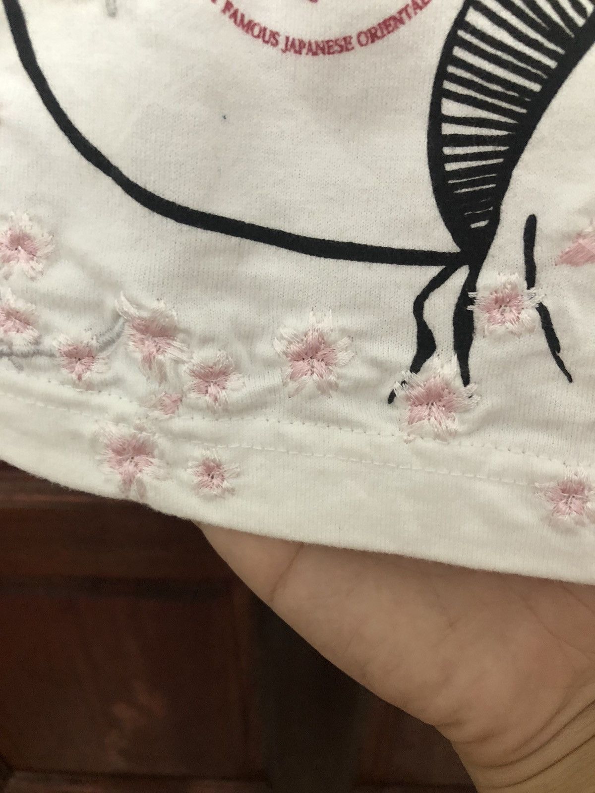 Cartoon Network × Japanese Brand Rare Evangelion Rei Ayanami Embroidery Sakura Flower Size US L / EU 52-54 / 3 - 13 Thumbnail