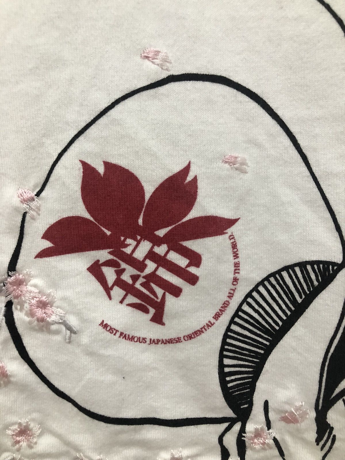 Cartoon Network × Japanese Brand Rare Evangelion Rei Ayanami Embroidery Sakura Flower Size US L / EU 52-54 / 3 - 9 Thumbnail