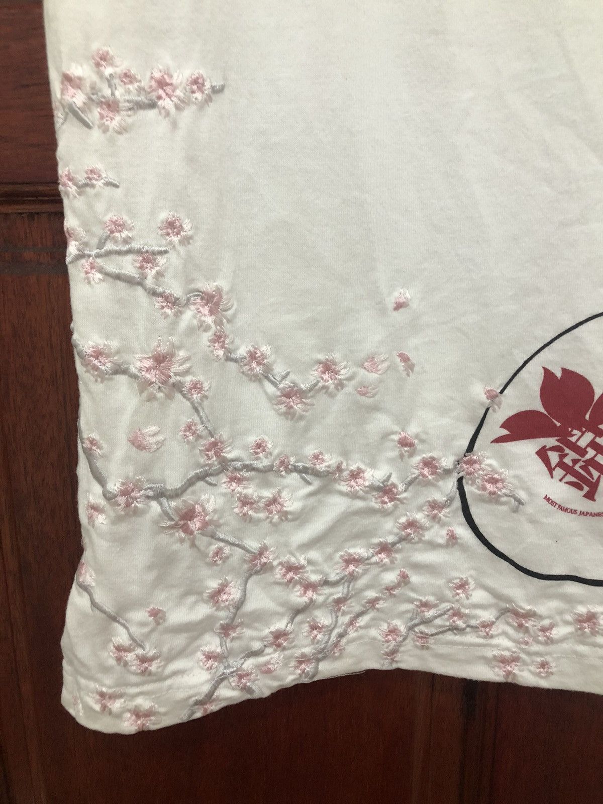 Cartoon Network × Japanese Brand Rare Evangelion Rei Ayanami Embroidery Sakura Flower Size US L / EU 52-54 / 3 - 4 Thumbnail