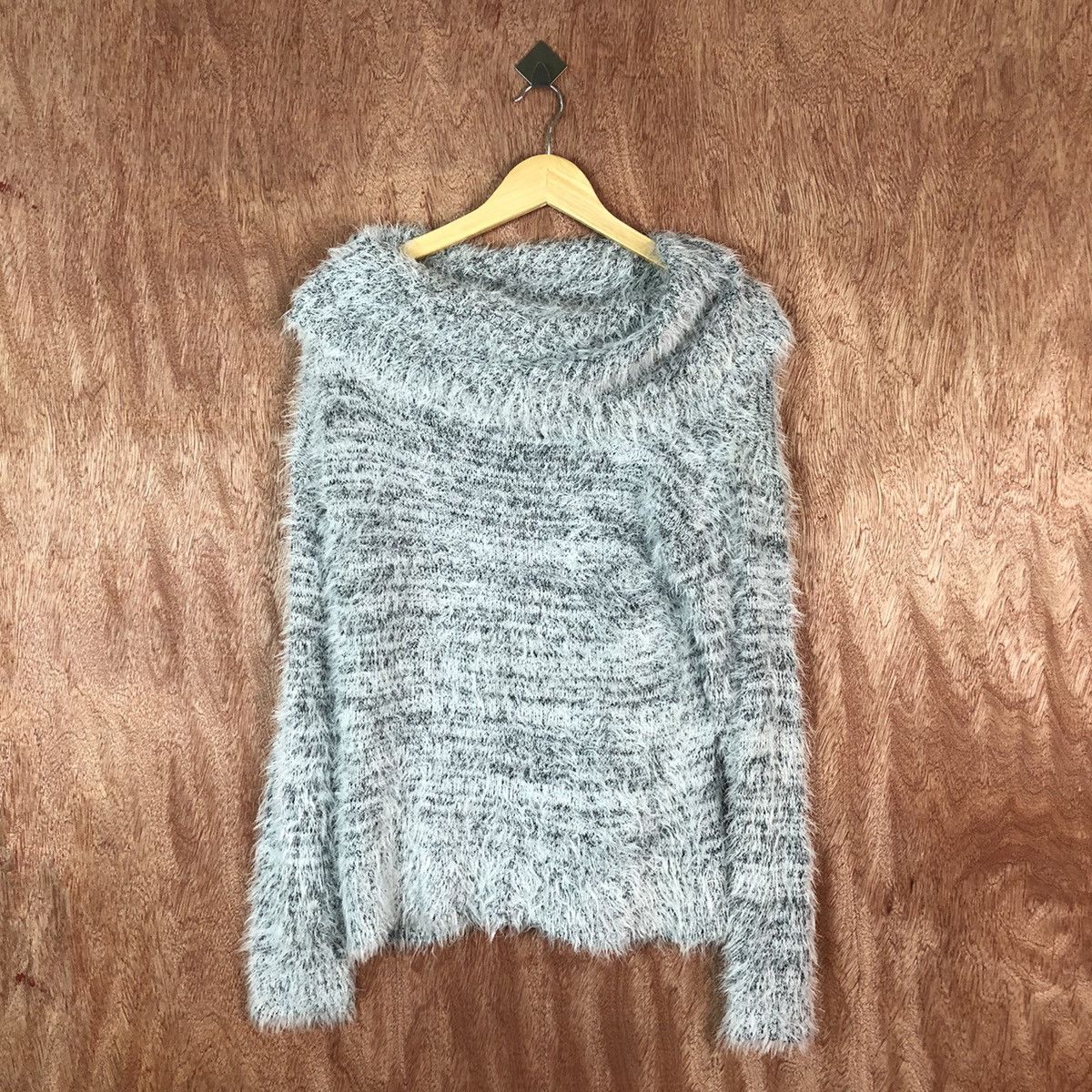Homespun Knitwear Raf-Raf japan Shag Shaggy Fur Mohair Knitwear #6610 Size US M / EU 48-50 / 2 - 1 Thumbnail