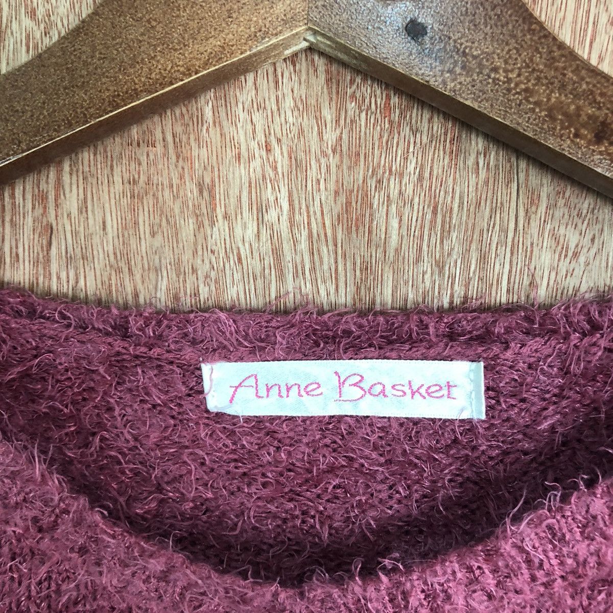 Japanese Brand Anne Basket Shag Shaggy Fur Mohair Knitwear #6636 Size L / US 10 / IT 46 - 7 Thumbnail