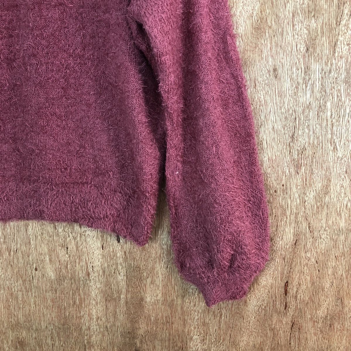 Japanese Brand Anne Basket Shag Shaggy Fur Mohair Knitwear #6636 Size L / US 10 / IT 46 - 5 Thumbnail